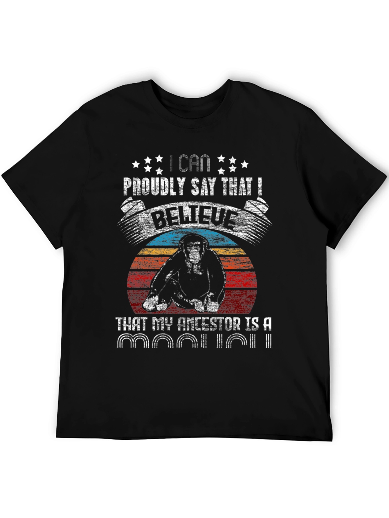Primate Ancestor T-Shirt - Humorous Ape Design