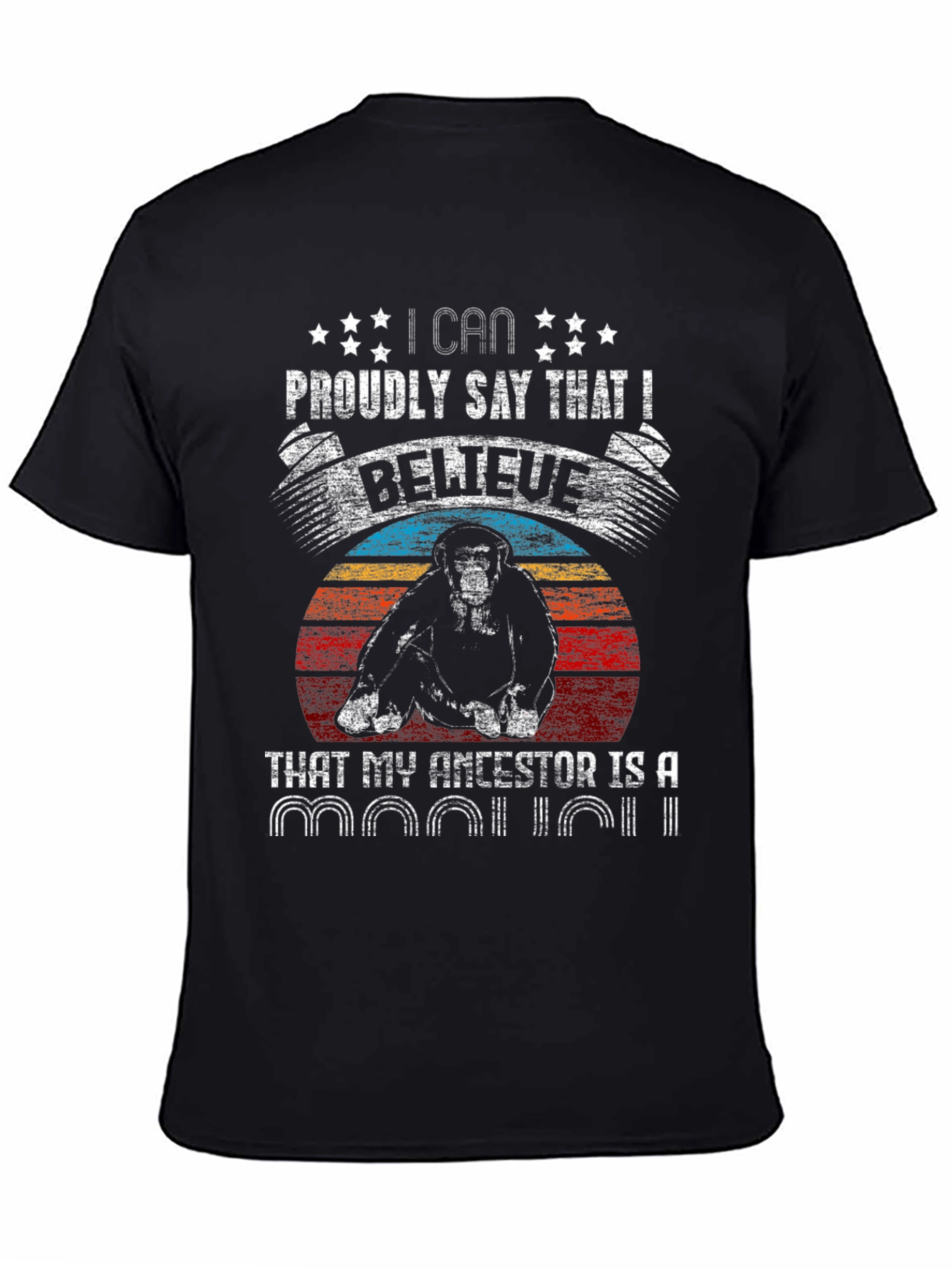 Primate Ancestor T-Shirt - Humorous Ape Design
