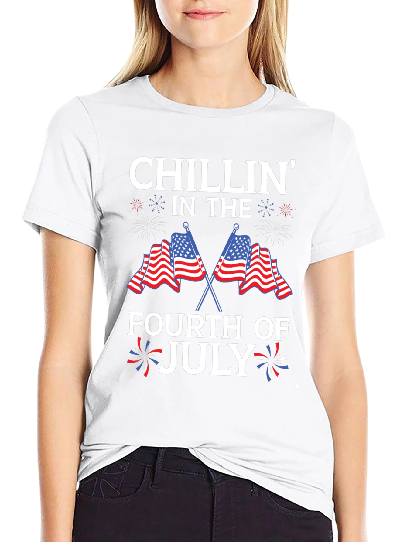 Chillin 4th of July Tee