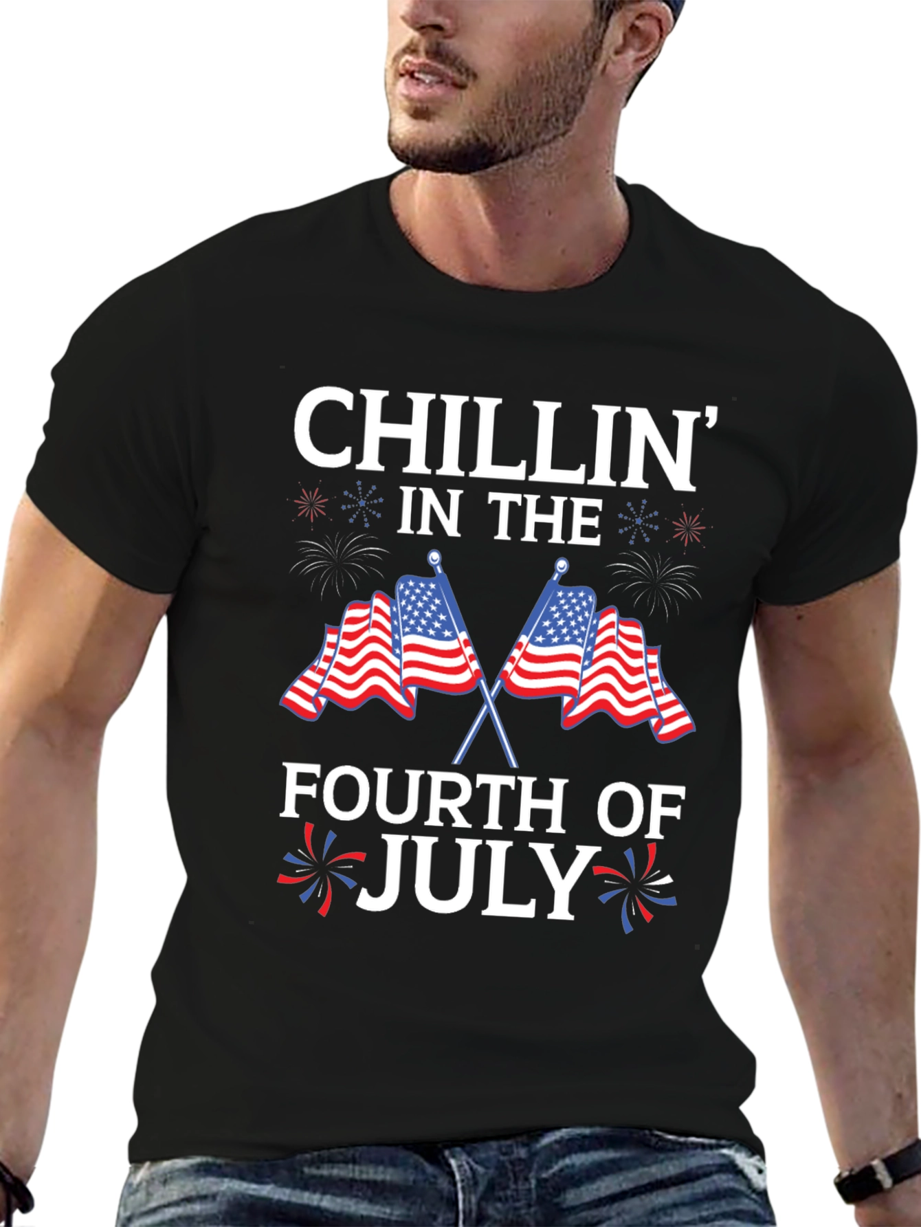Chillin 4th of July Tee