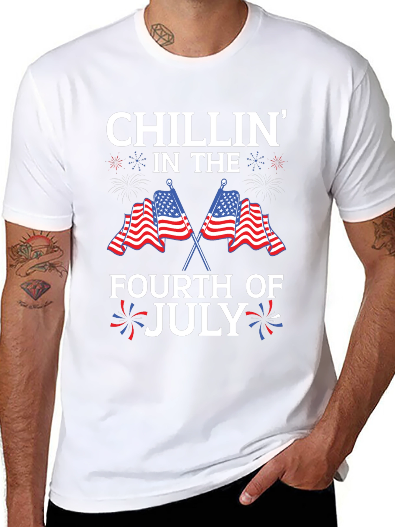 Chillin 4th of July Tee