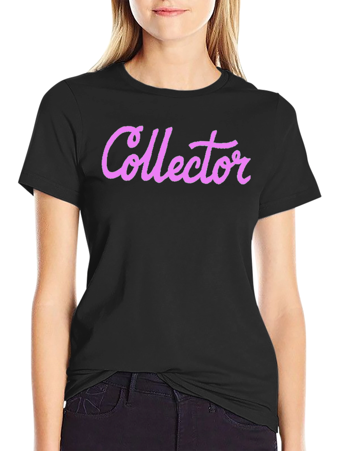 Collector Graphic Tee - Stylish Black T-Shirt