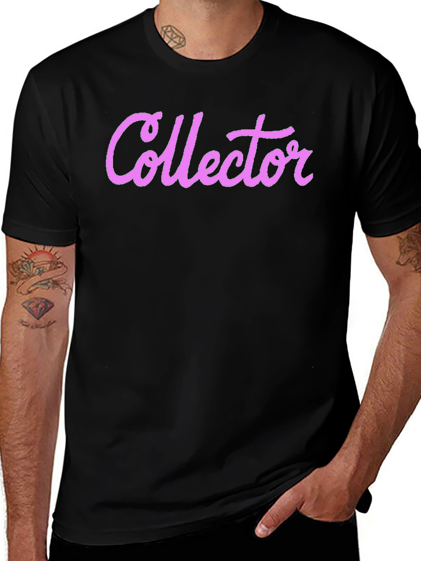 Collector Graphic Tee - Stylish Black T-Shirt
