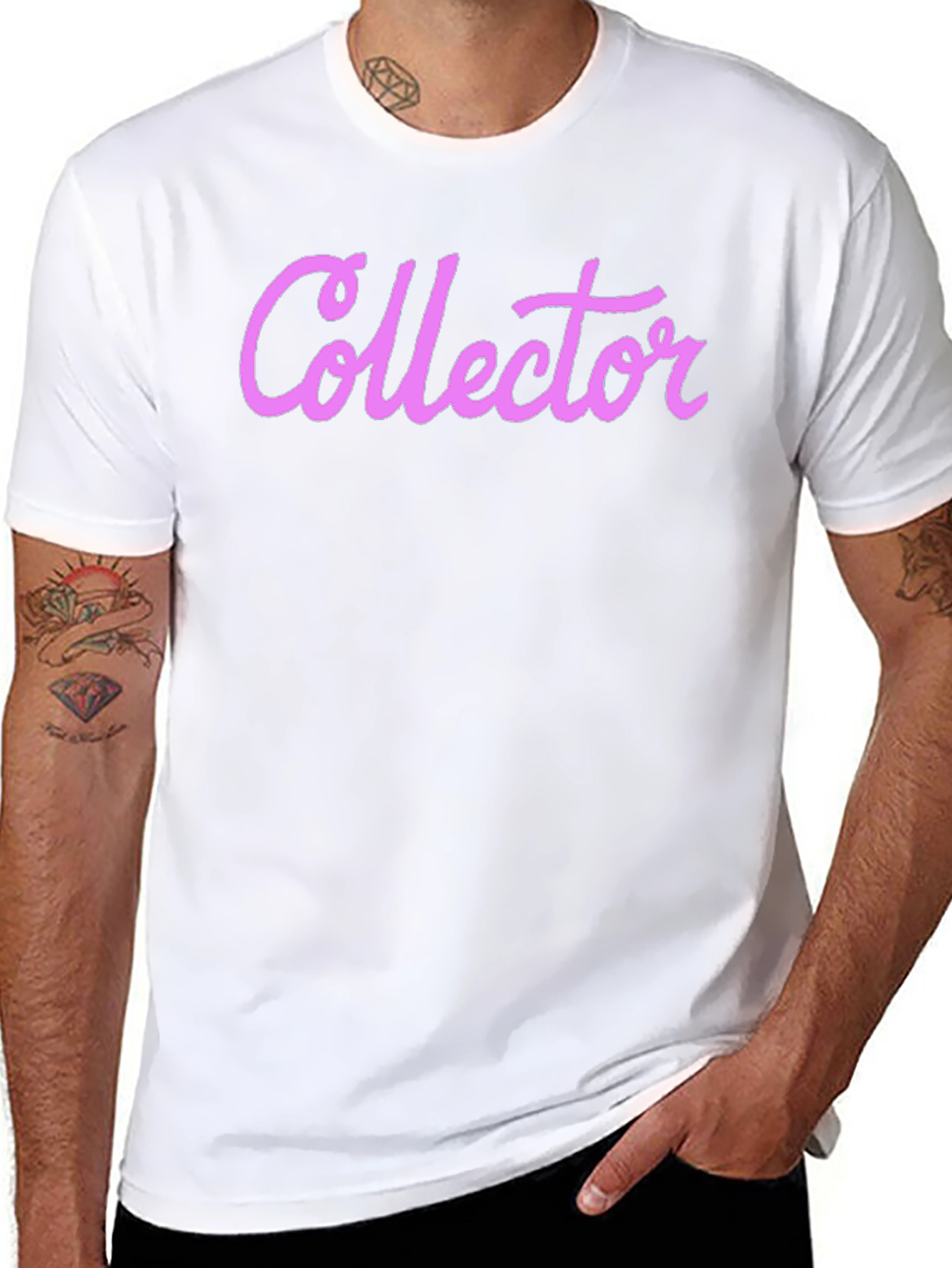 Collector Graphic Tee - Stylish Black T-Shirt