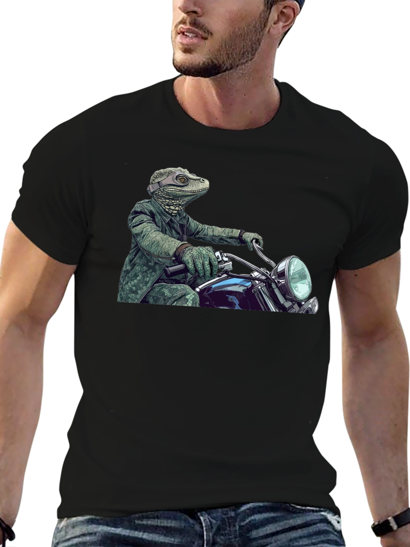 Lizard Rider T-Shirt - Cool Graphic Tee