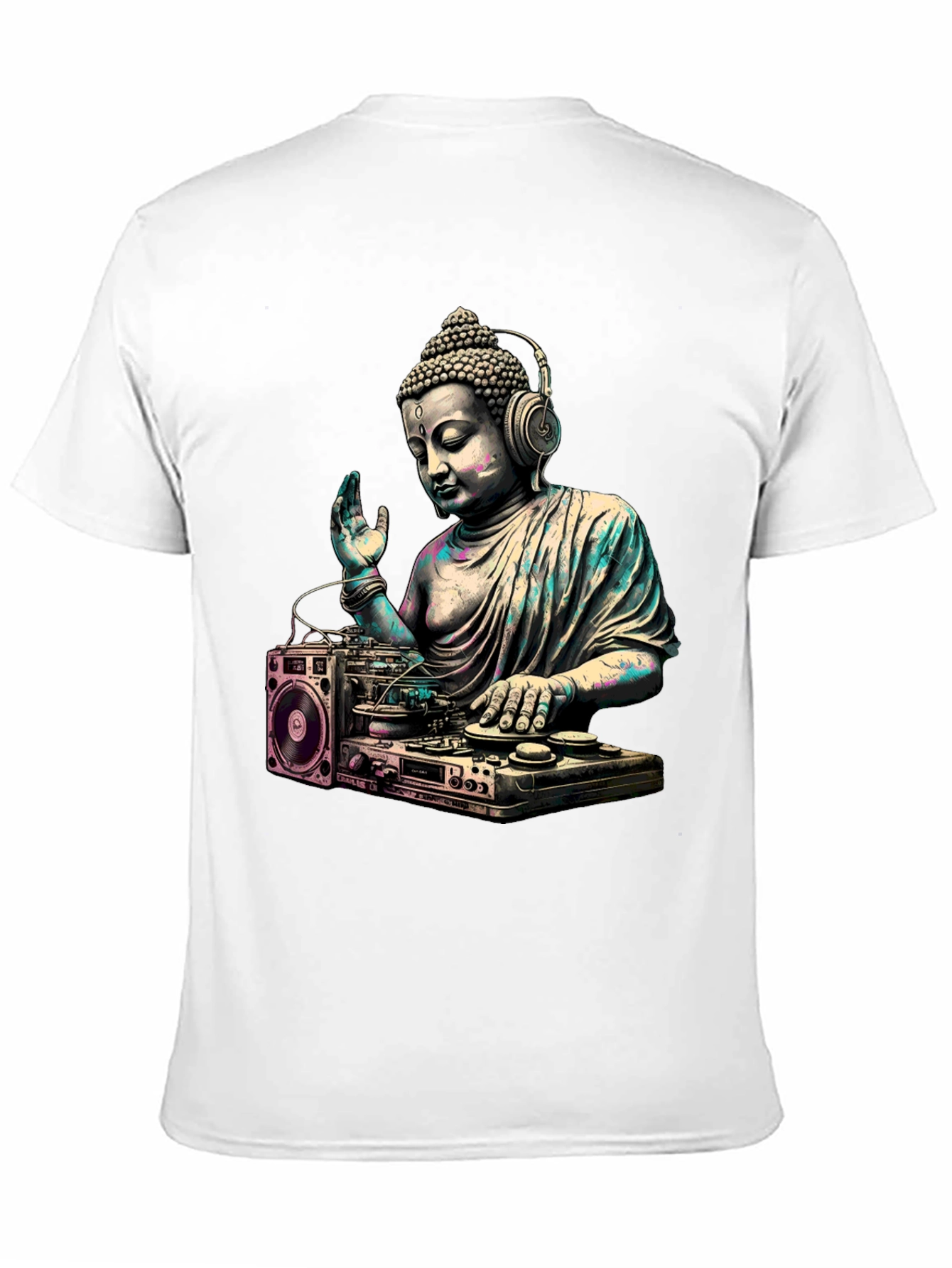 DJ Buddha Graphic Tee - Spiritual Music Lover