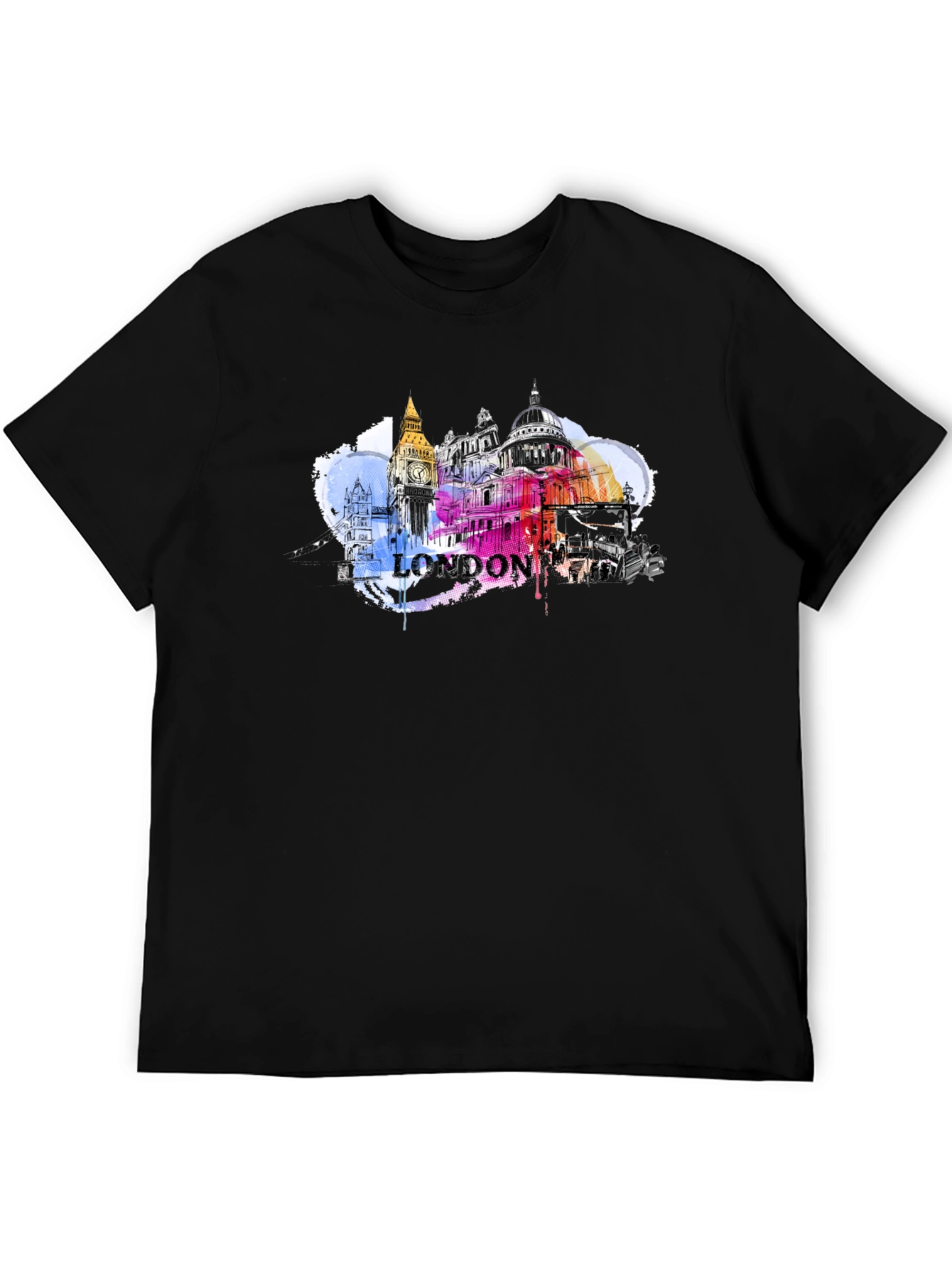 London Skyline Graphic Tee - Stylish Mens T-Shirt