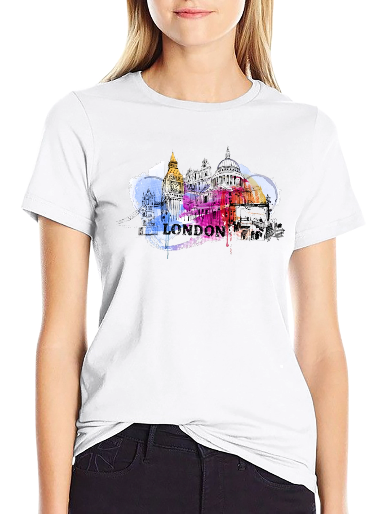 London Skyline Graphic Tee - Stylish Mens T-Shirt
