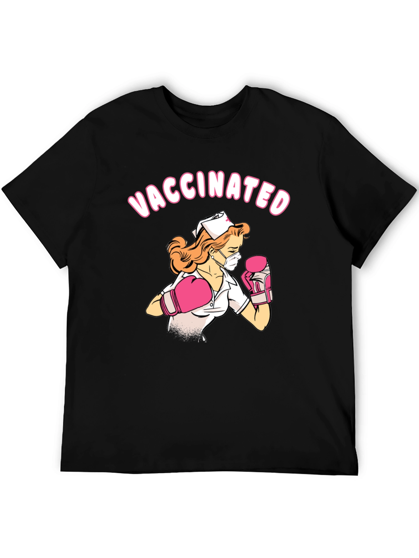 Vaccinated Nurse Boxing T-Shirt