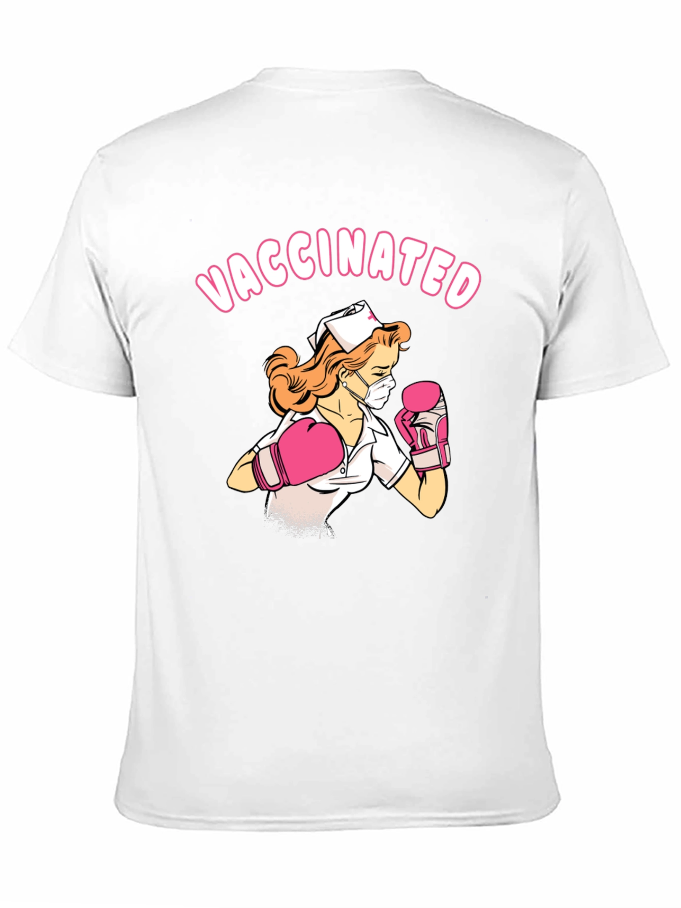 Vaccinated Nurse Boxing T-Shirt