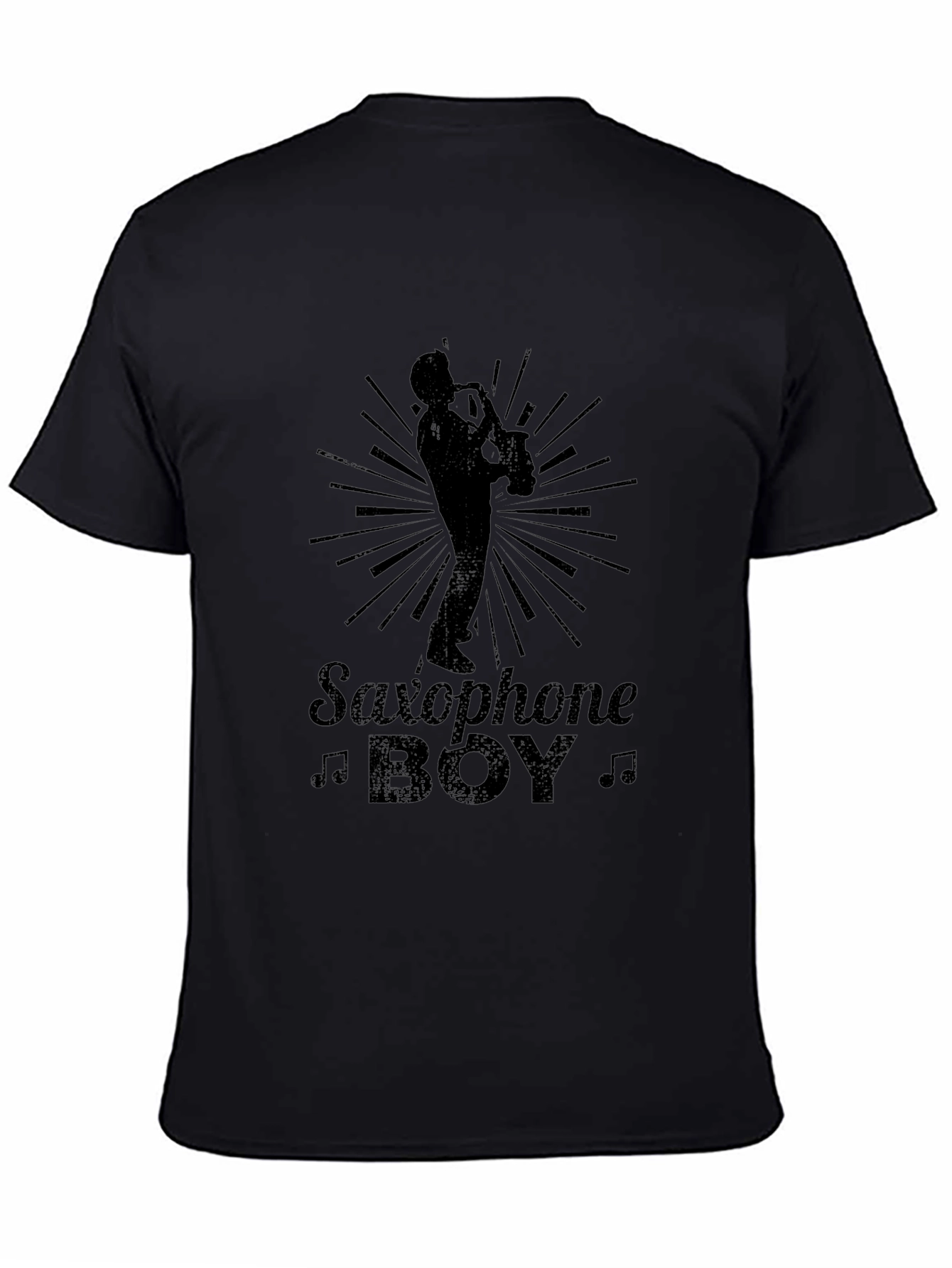 Saxophone Boy Graphic Tee - Cool Musician T-Shirt