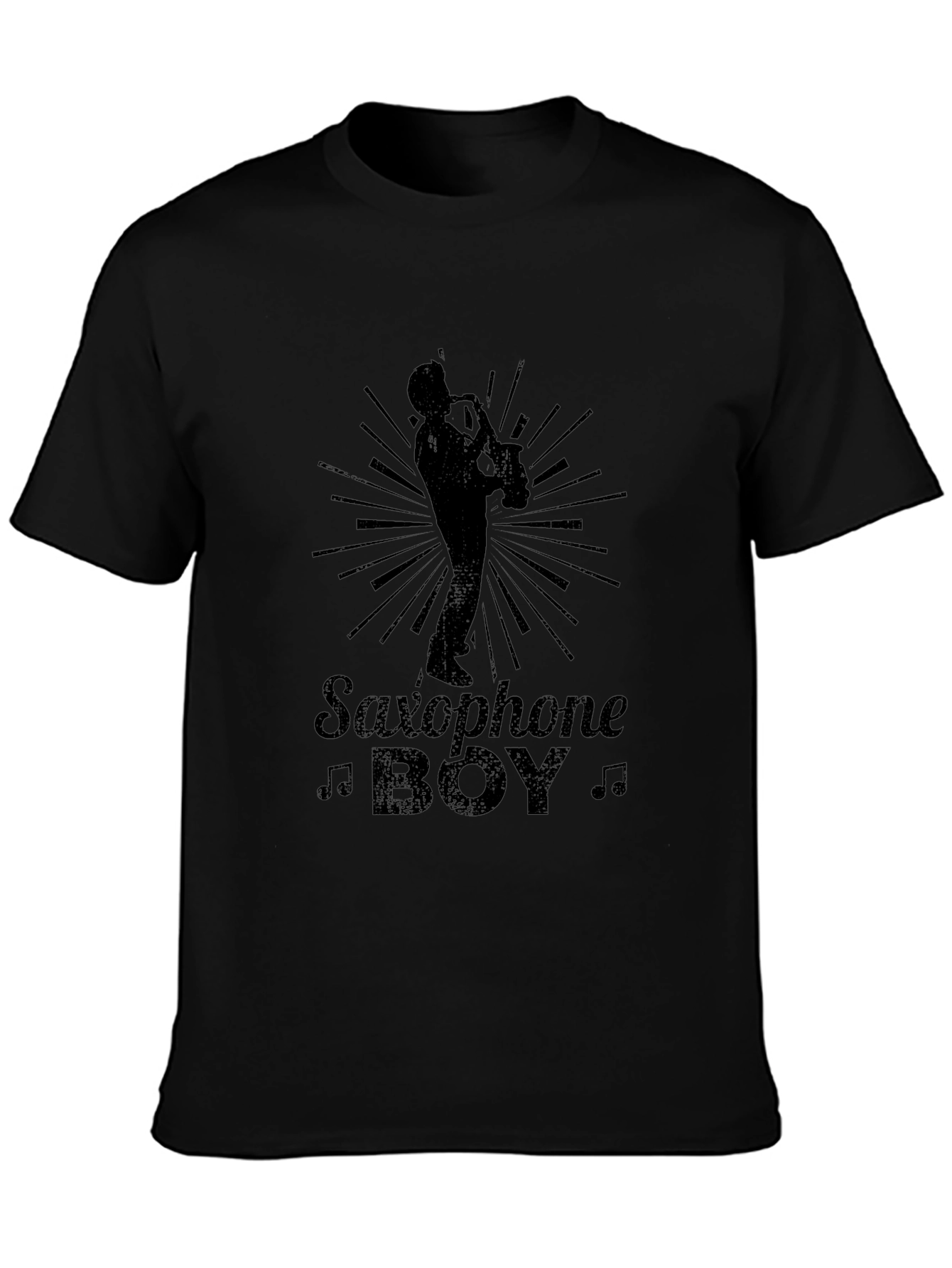 Saxophone Boy Graphic Tee - Cool Musician T-Shirt