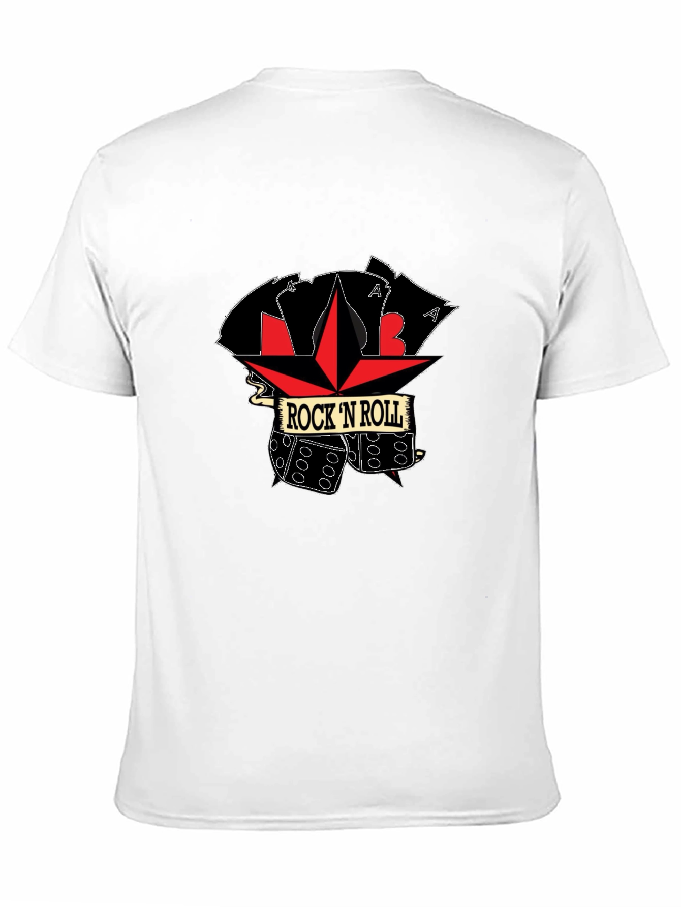 Rock N Roll Dice Graphic T-Shirt