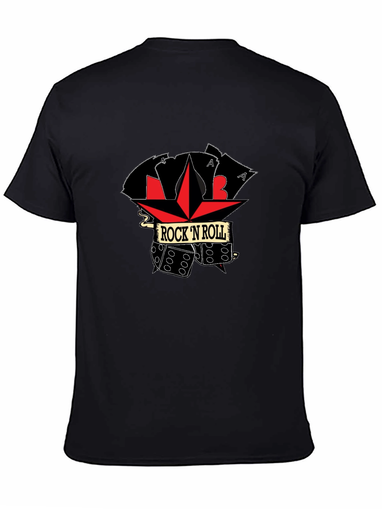 Rock N Roll Dice Graphic T-Shirt
