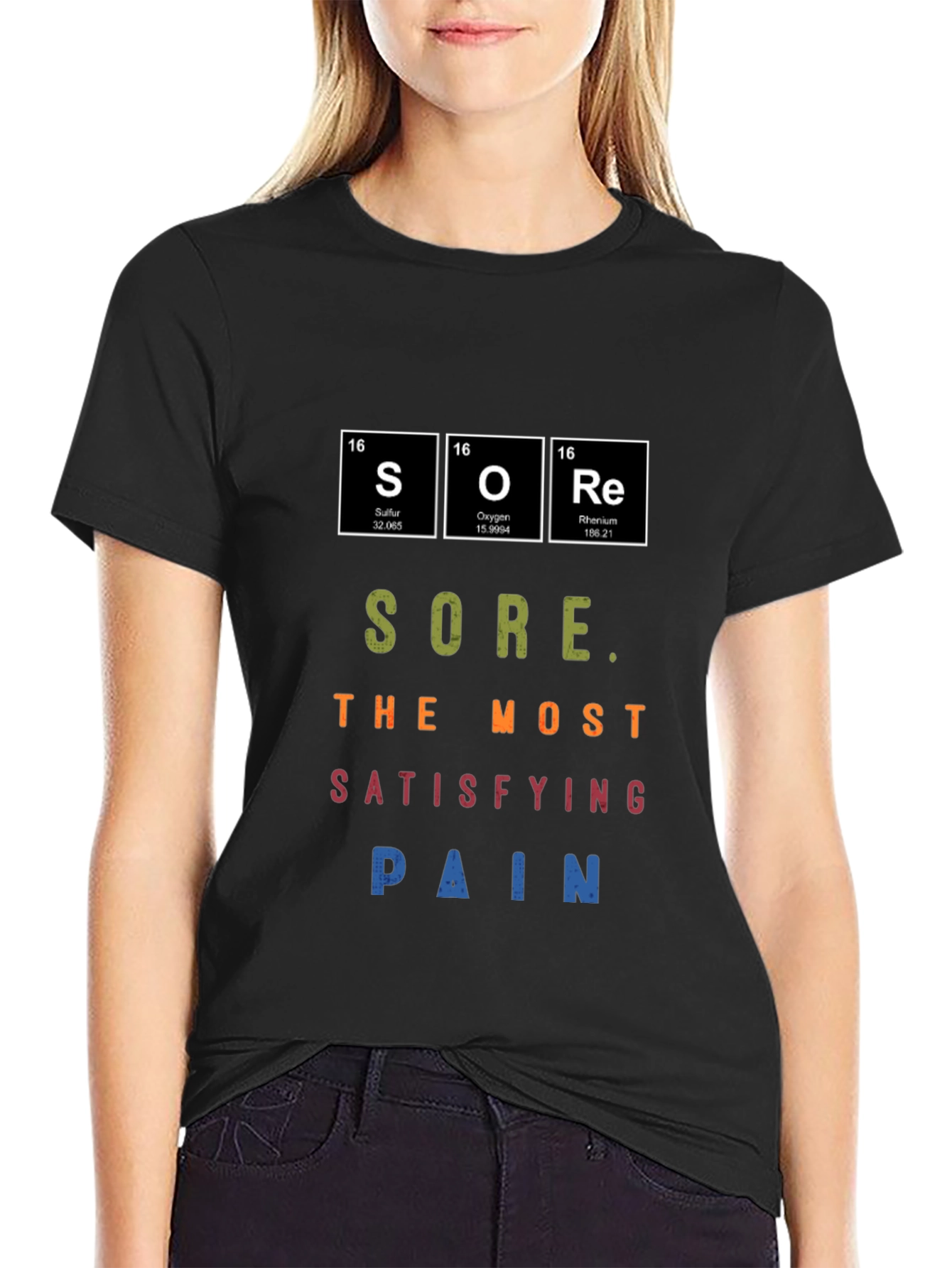 Sore Periodic Table Graphic T-Shirt