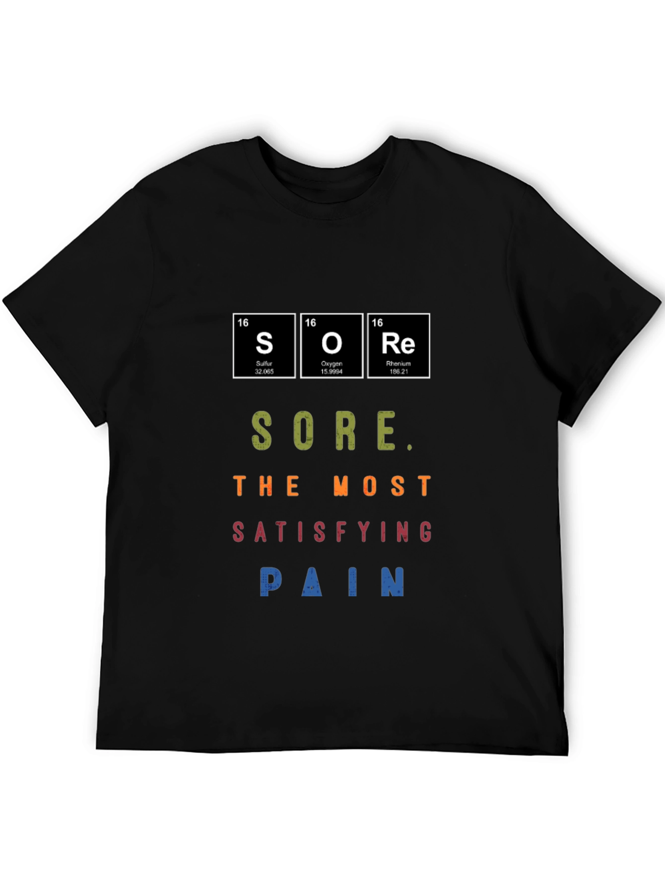 Sore Periodic Table Graphic T-Shirt
