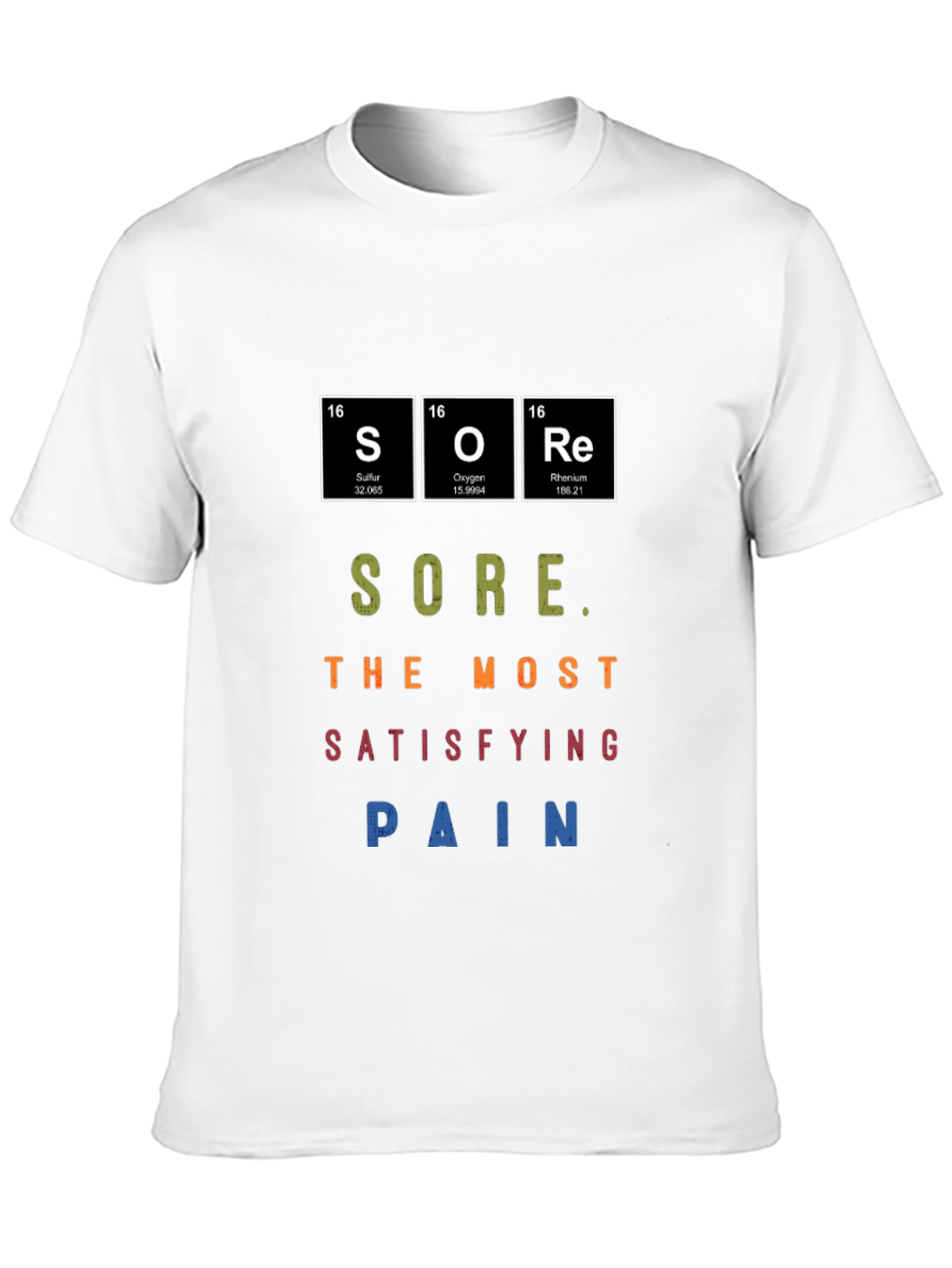 Sore Periodic Table Graphic T-Shirt
