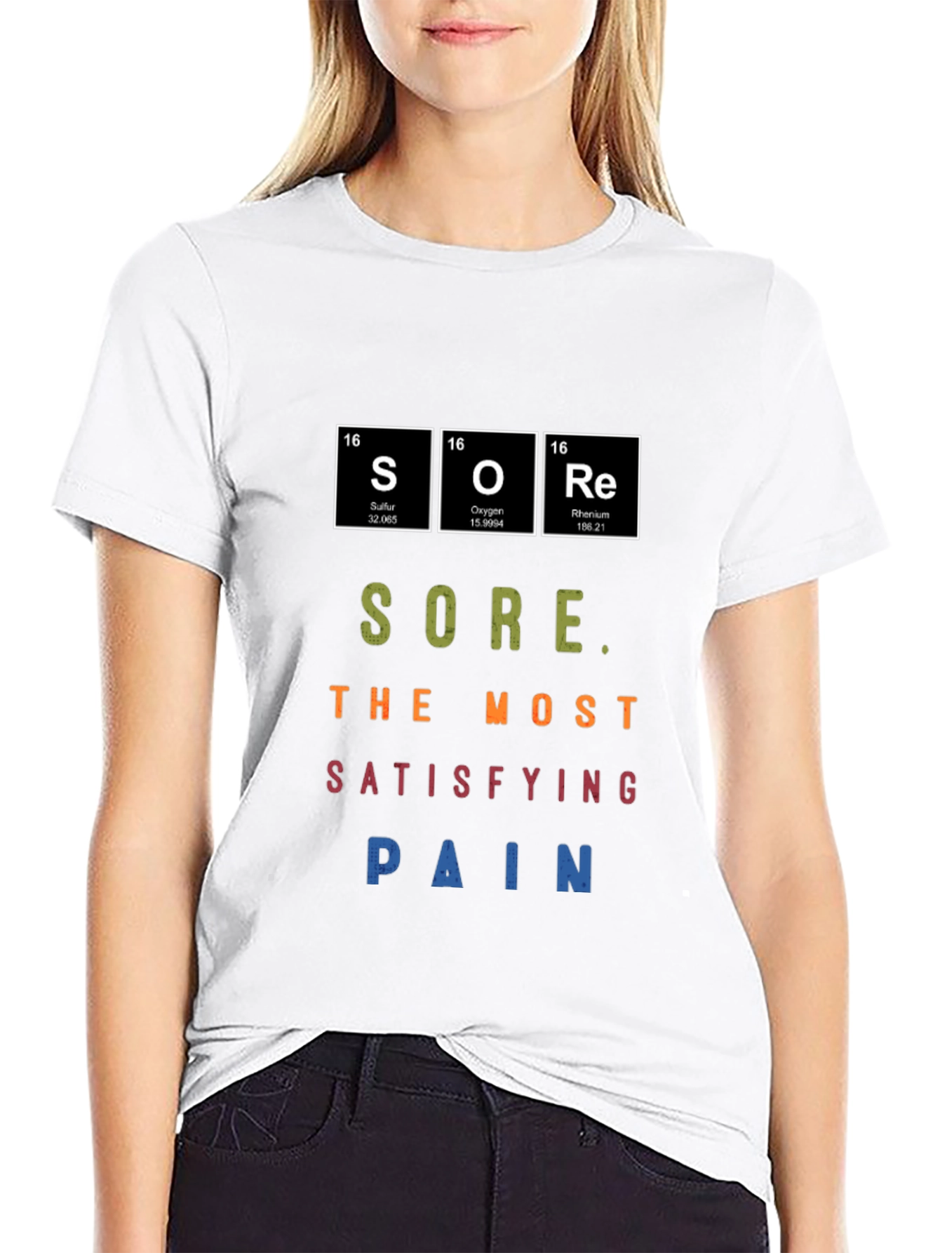 Sore Periodic Table Graphic T-Shirt