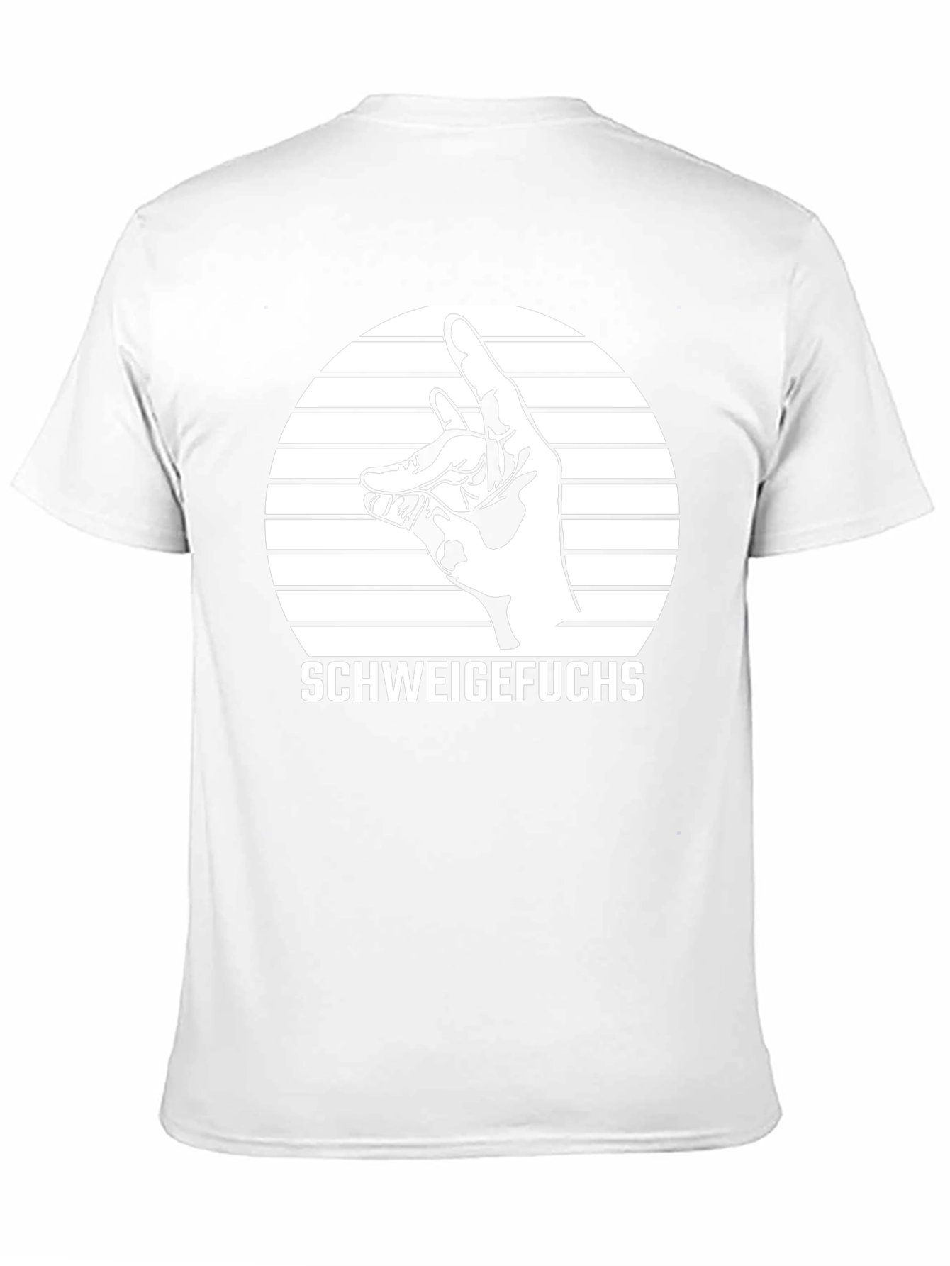 Schweige Fuchs Graphic Tee - Black T-Shirt