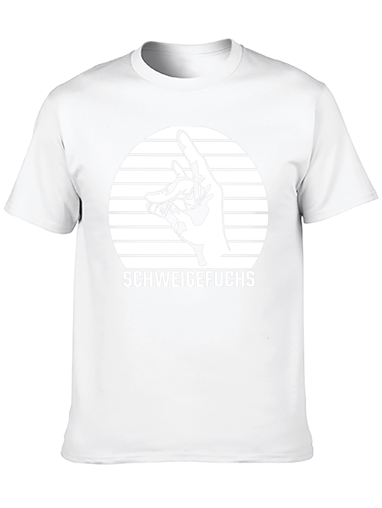 Schweige Fuchs Graphic Tee - Black T-Shirt