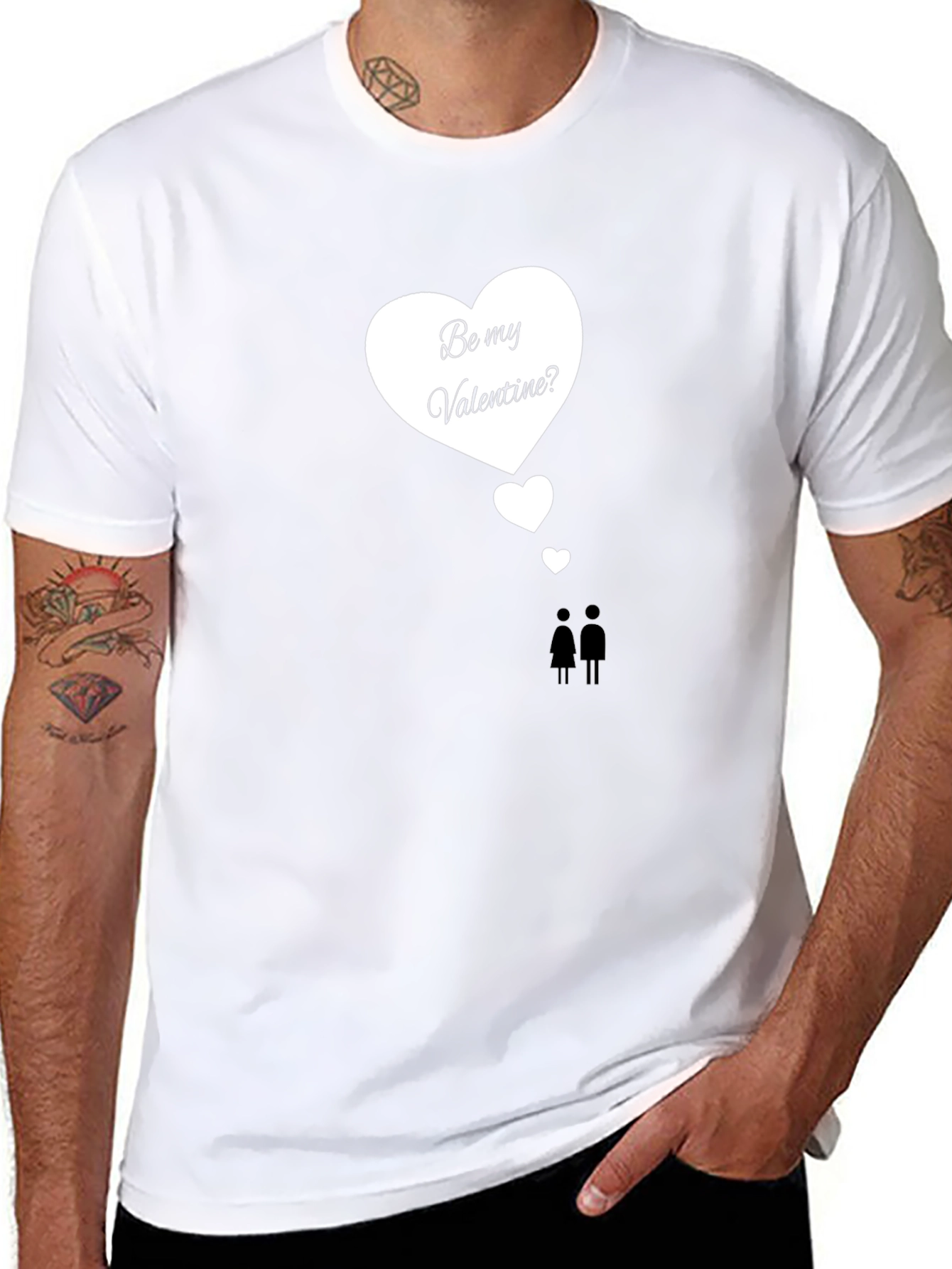 Be My Valentine T-Shirt - Romantic Couple Tee