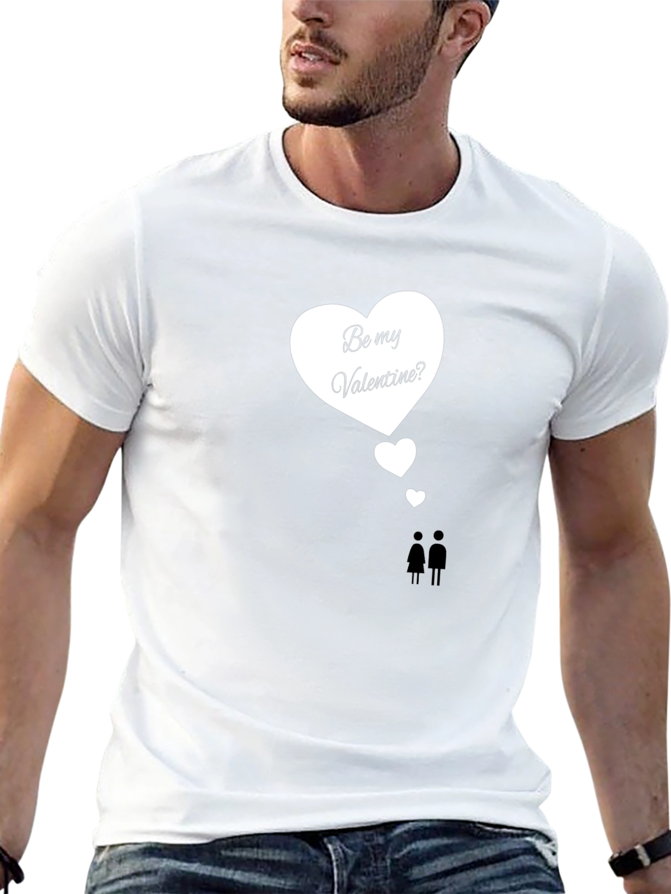 Be My Valentine T-Shirt - Romantic Couple Tee