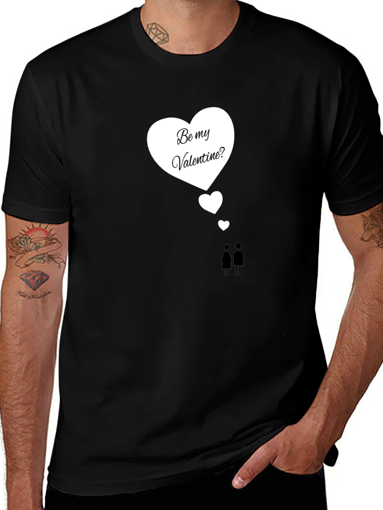 Be My Valentine T-Shirt - Romantic Couple Tee