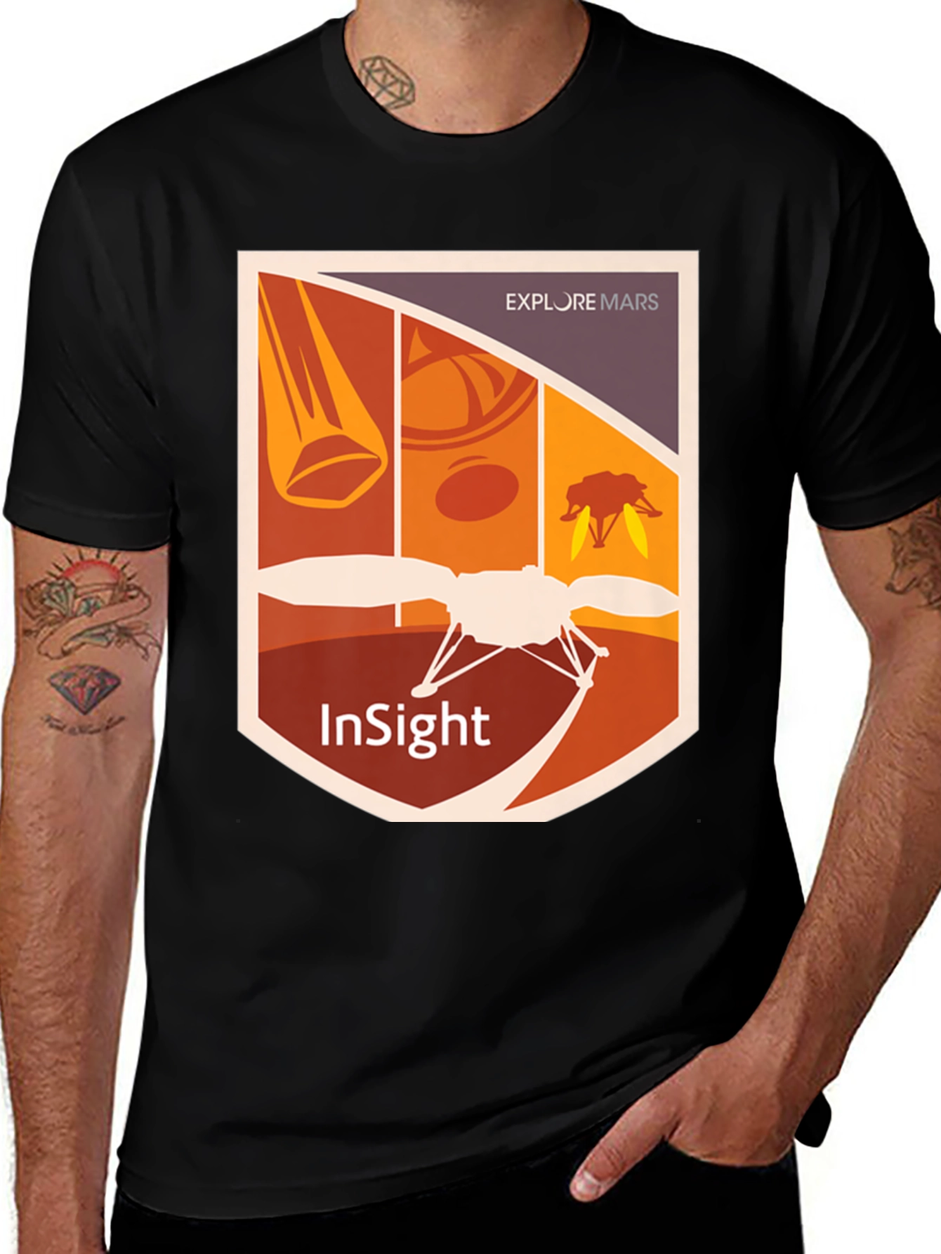 Explore Mars InSight Lander T-Shirt