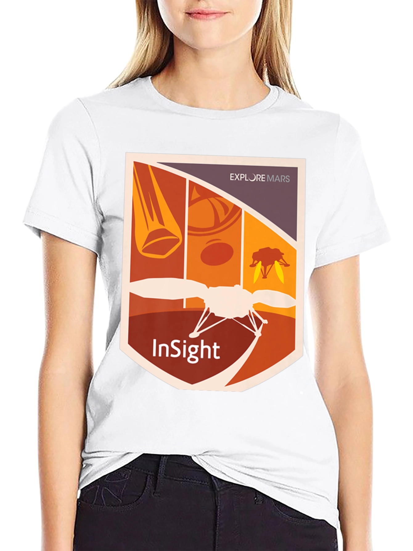 Explore Mars InSight Lander T-Shirt