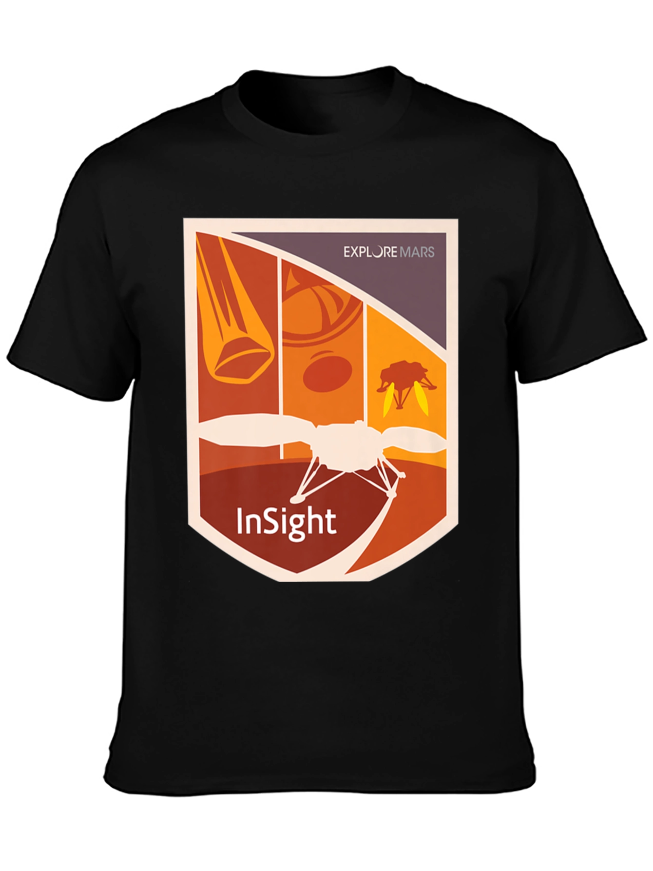 Explore Mars InSight Lander T-Shirt