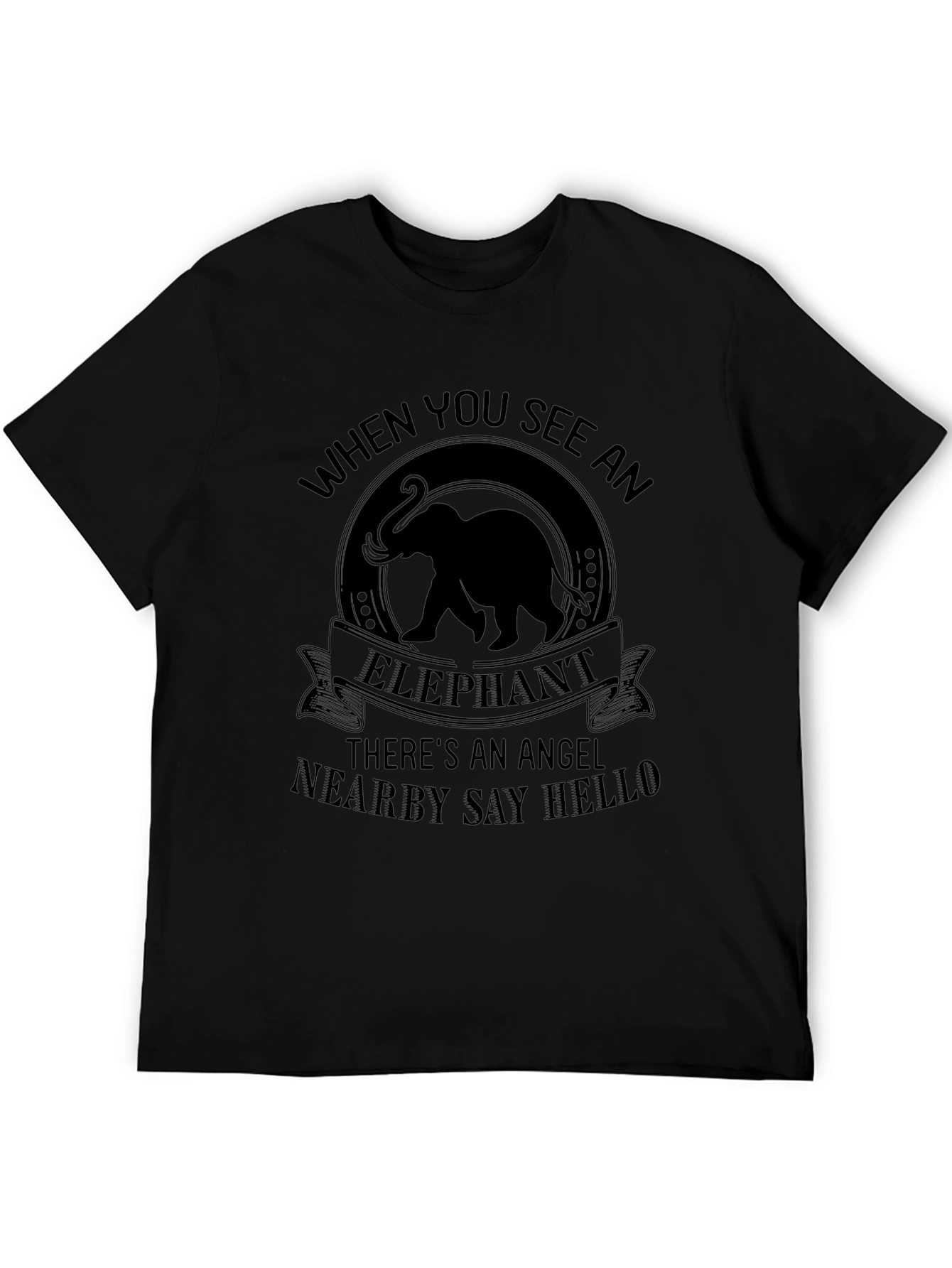 Elephant Angel T-Shirt -  Nearby Say Hello Tee
