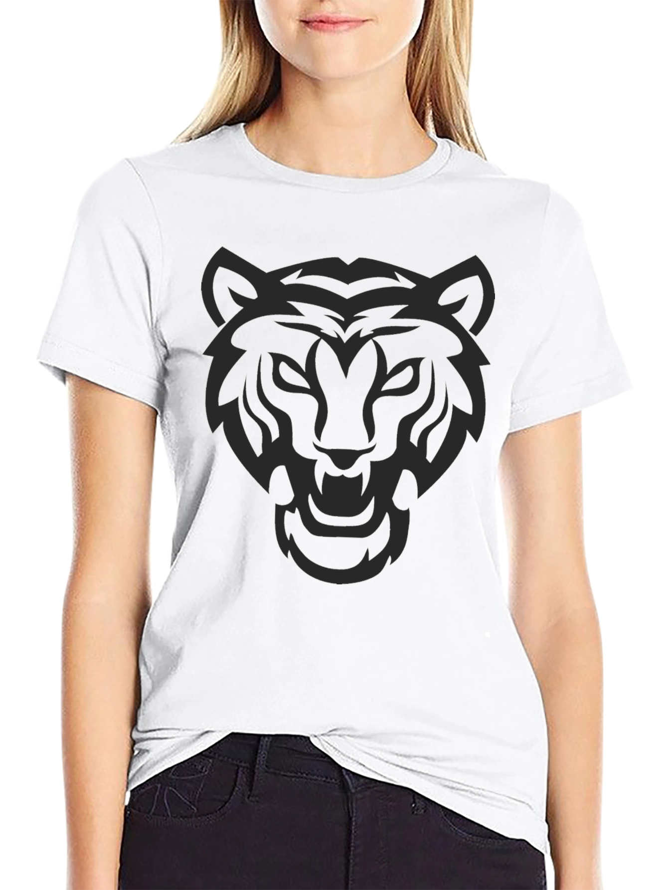 Black Tiger Graphic Tee - Mens Fashion