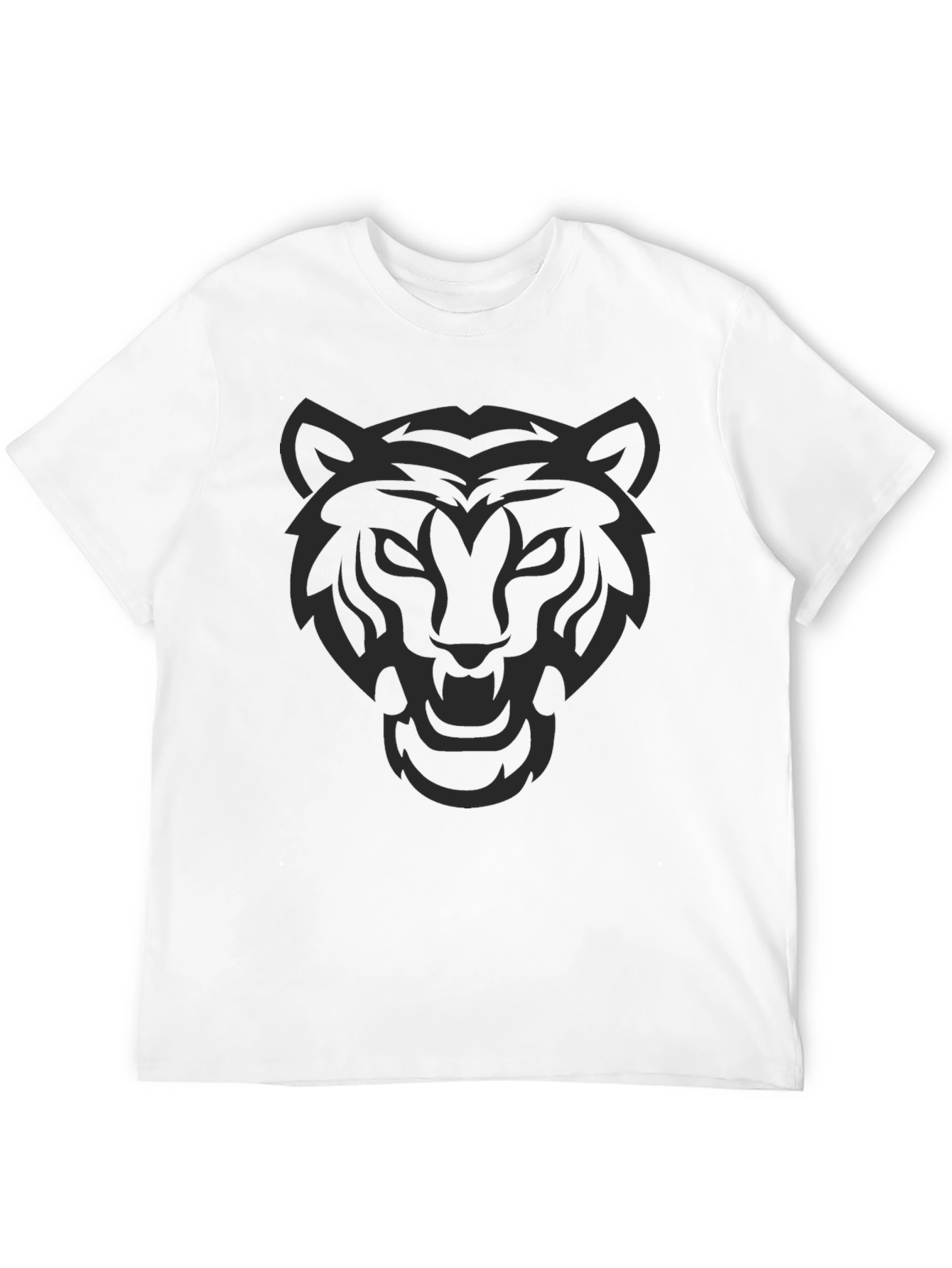 Black Tiger Graphic Tee - Mens Fashion