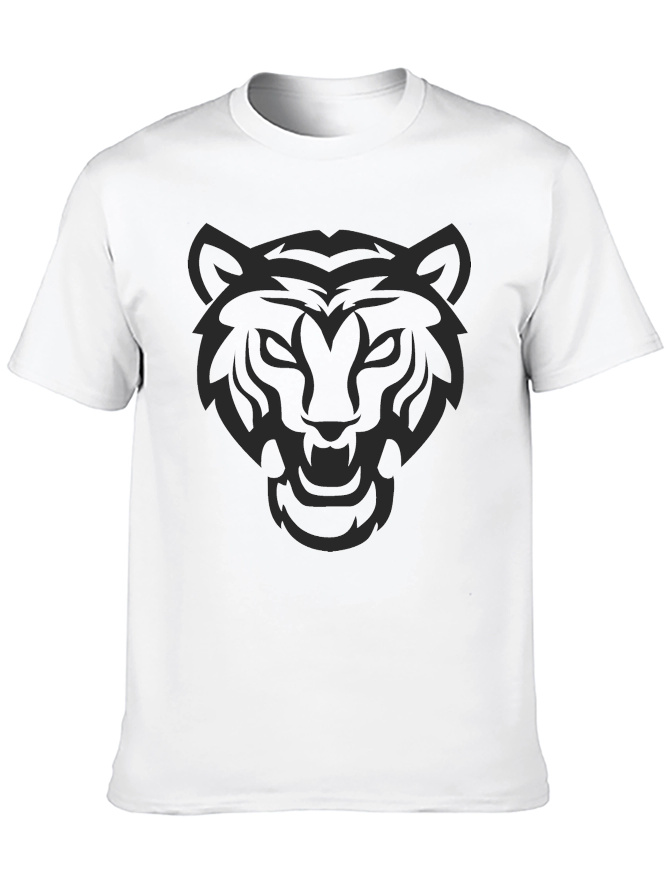 Black Tiger Graphic Tee - Mens Fashion