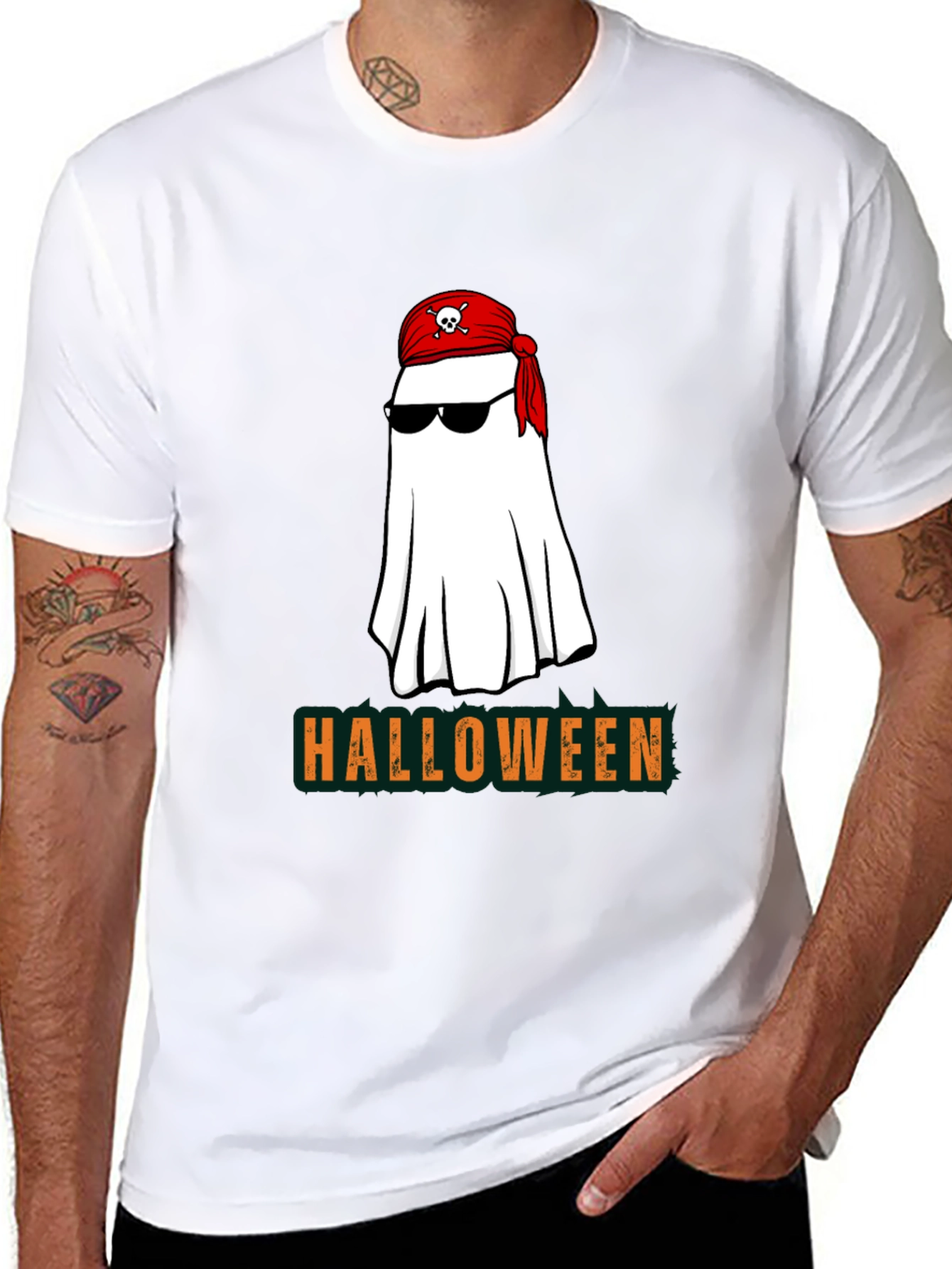 Halloween Ghost Pirate T-Shirt