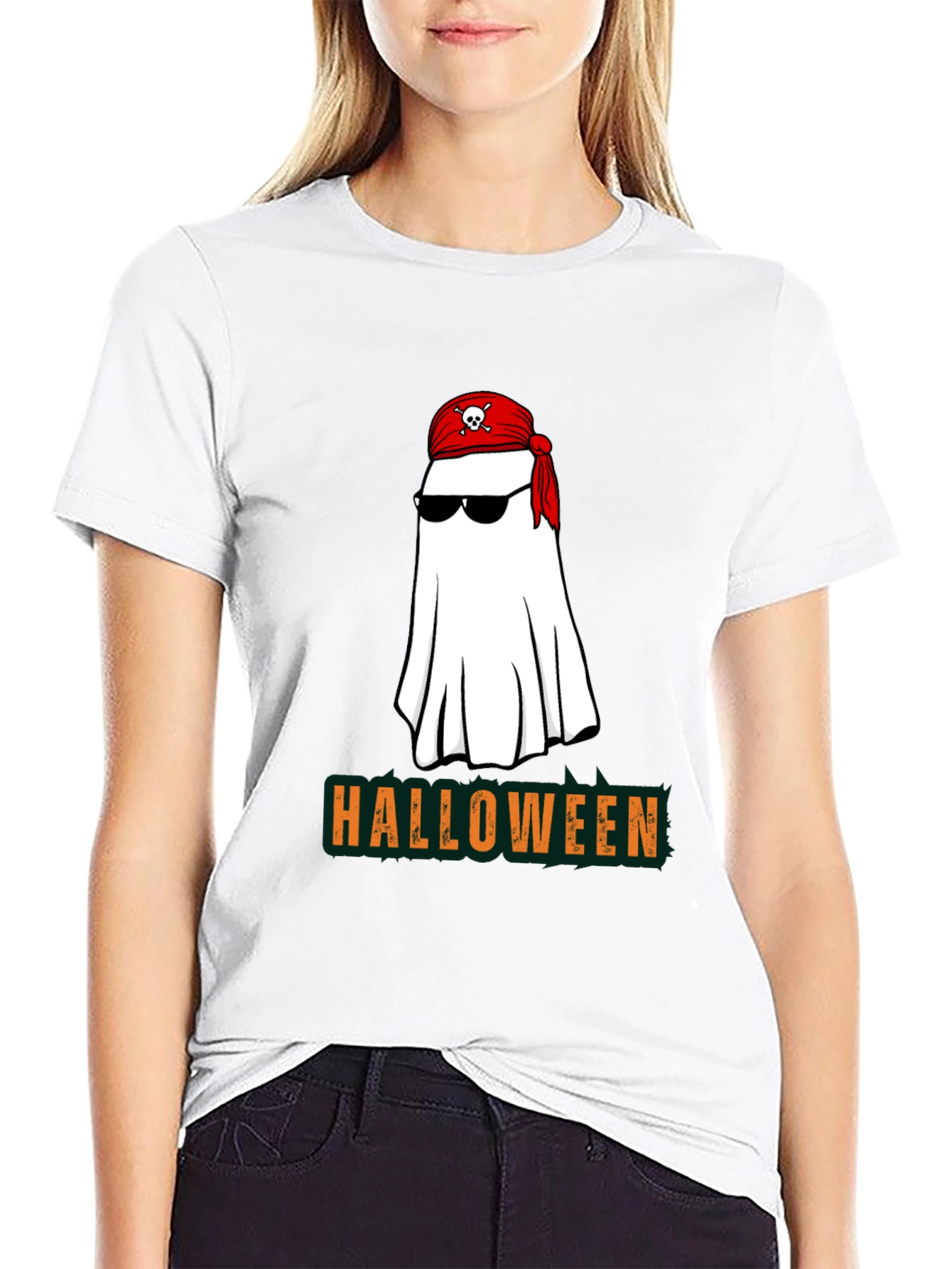 Halloween Ghost Pirate T-Shirt