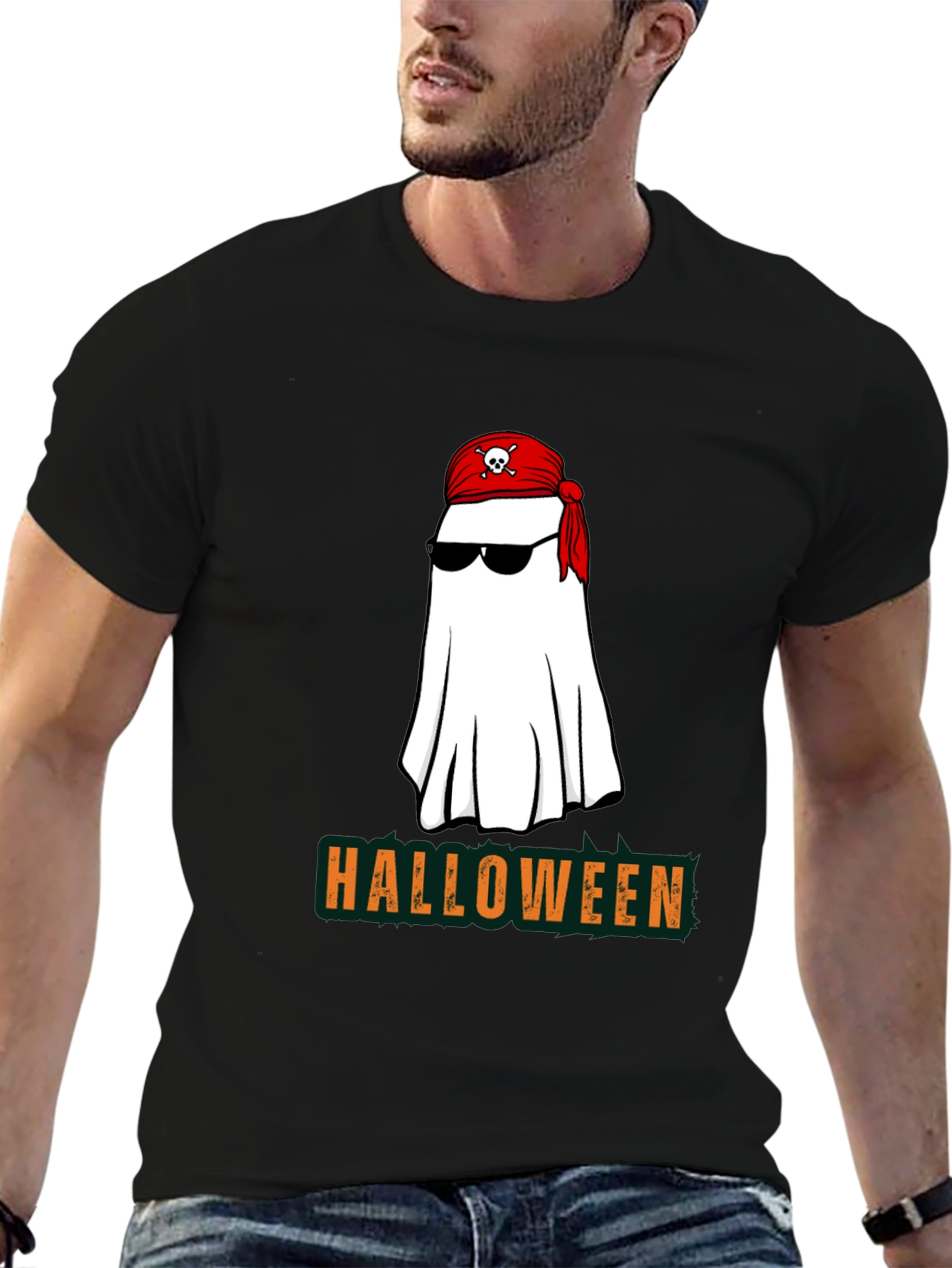 Halloween Ghost Pirate T-Shirt