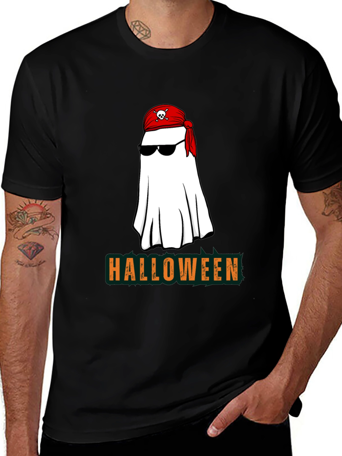 Halloween Ghost Pirate T-Shirt