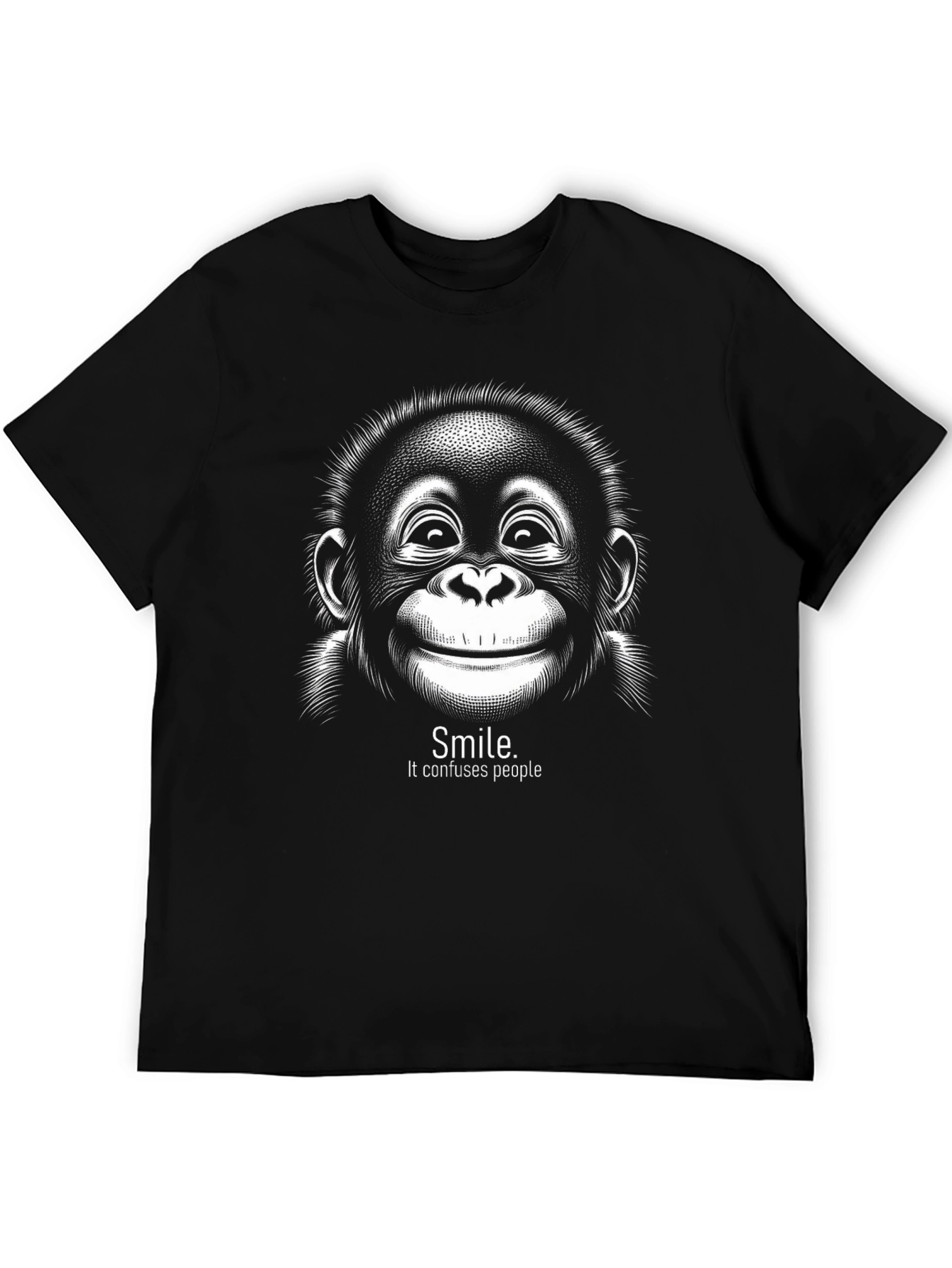 Smile Confuses People Graphic Tee
