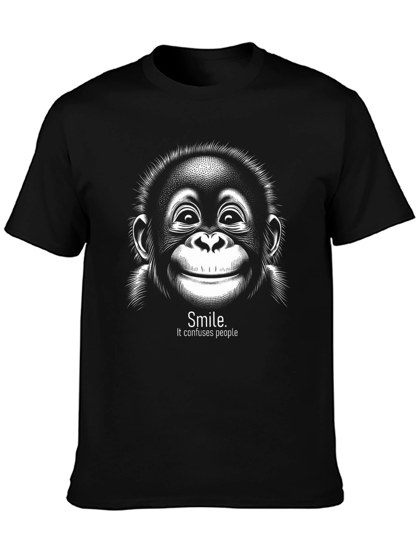 Smile Confuses People Graphic Tee