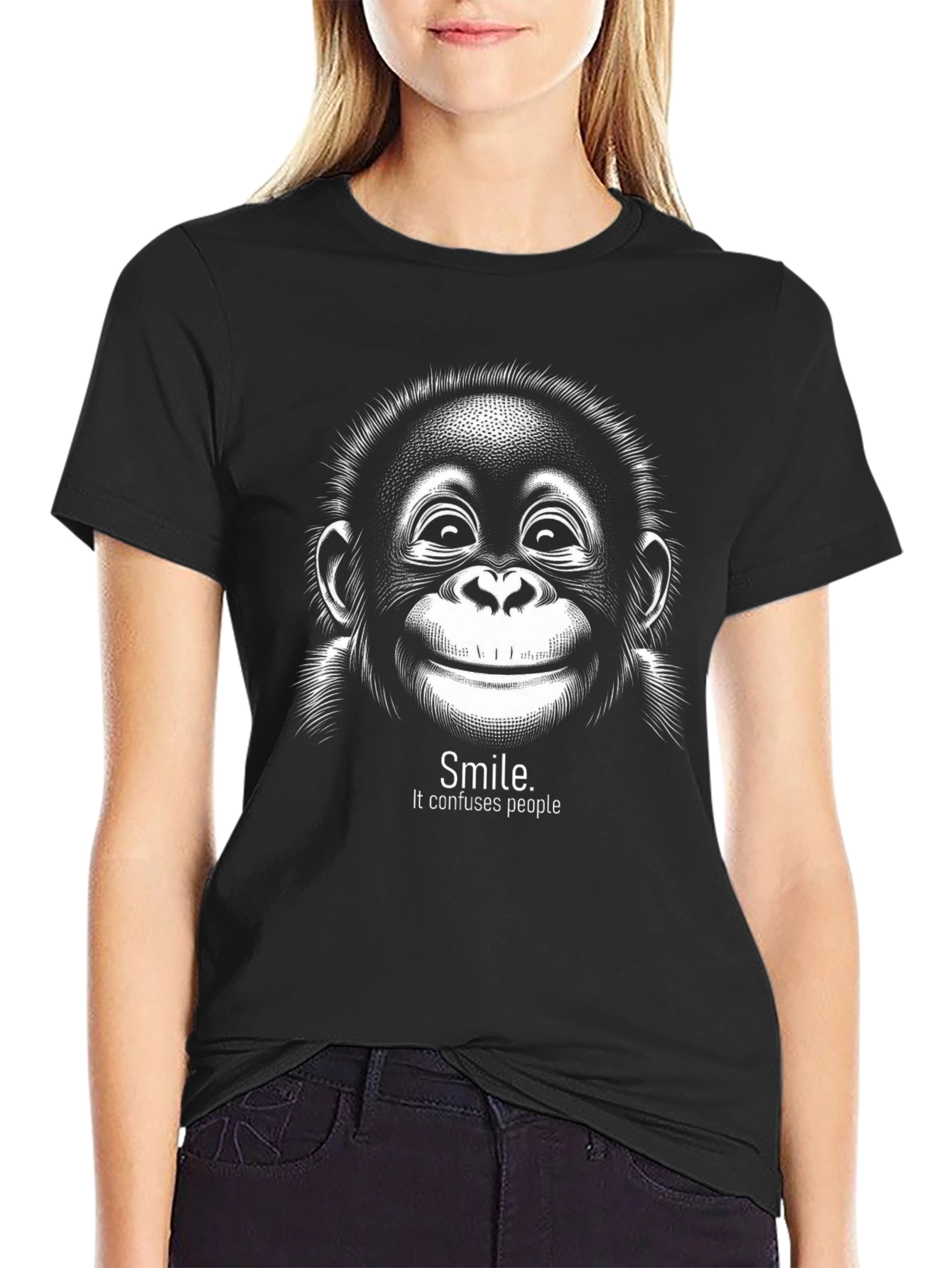 Smile Confuses People Graphic Tee