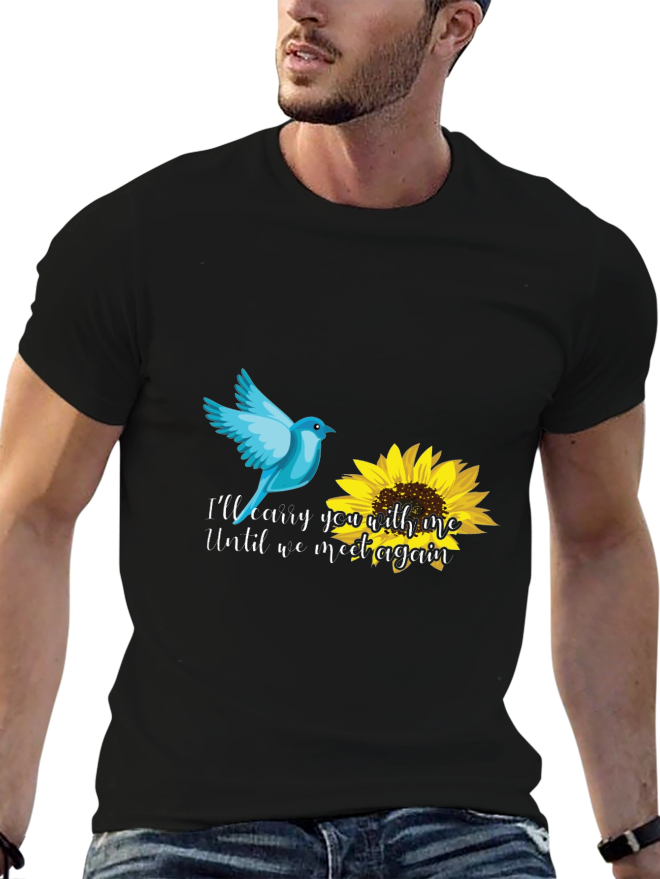 Carry You With Me Black T-Shirt
