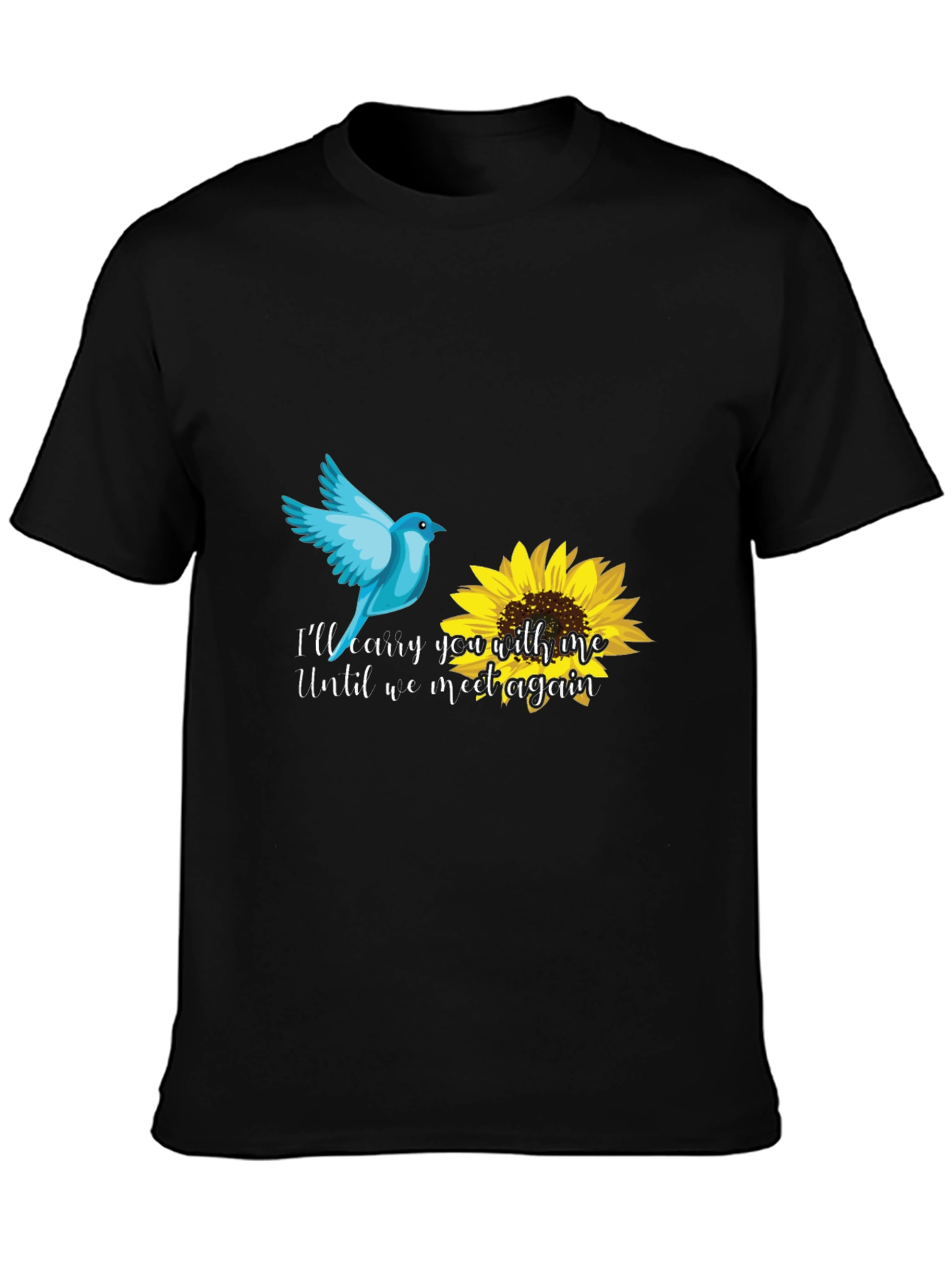 Carry You With Me Black T-Shirt