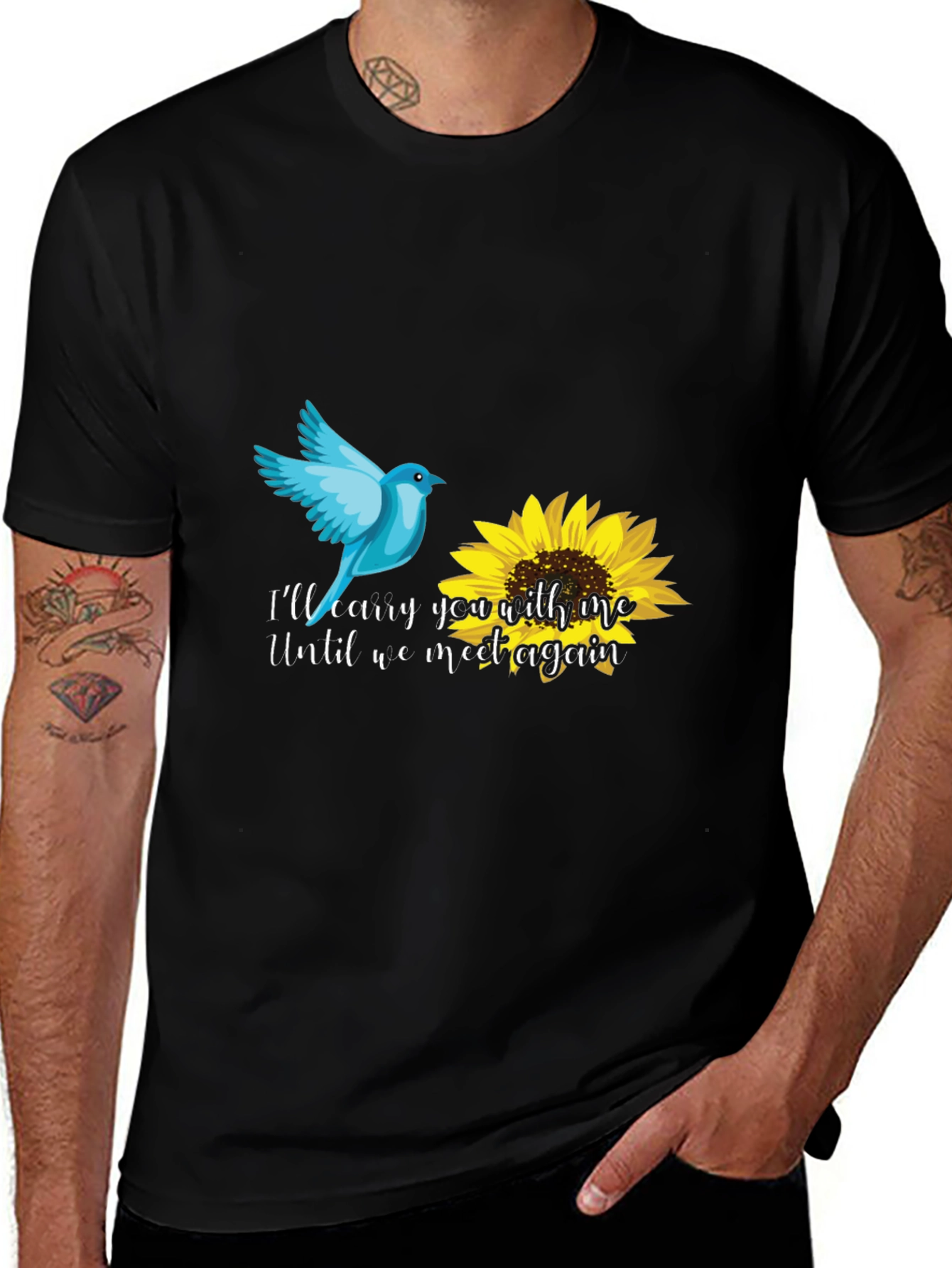 Carry You With Me Black T-Shirt