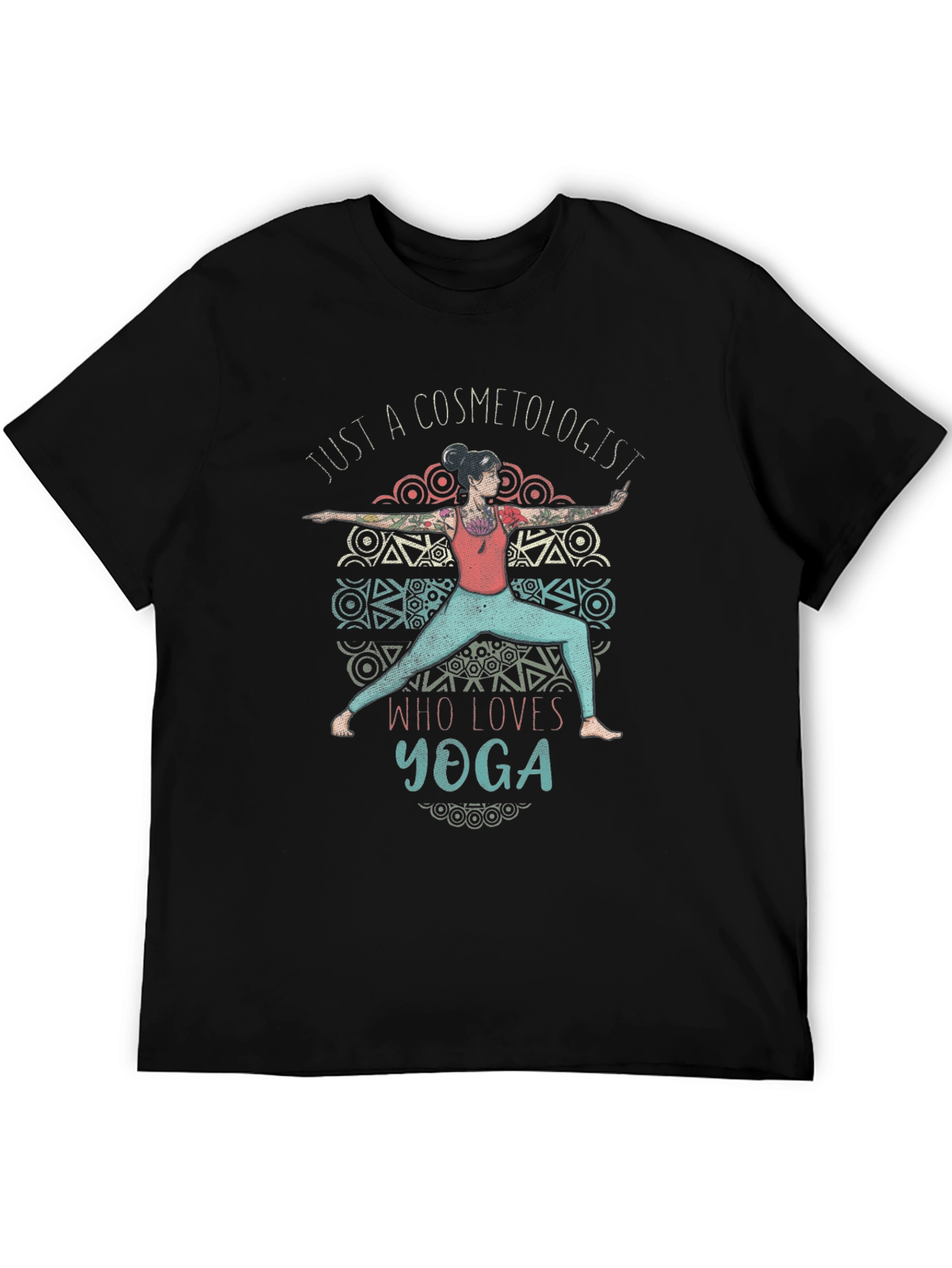 Cosmetologist Yoga Lover Graphic T-Shirt