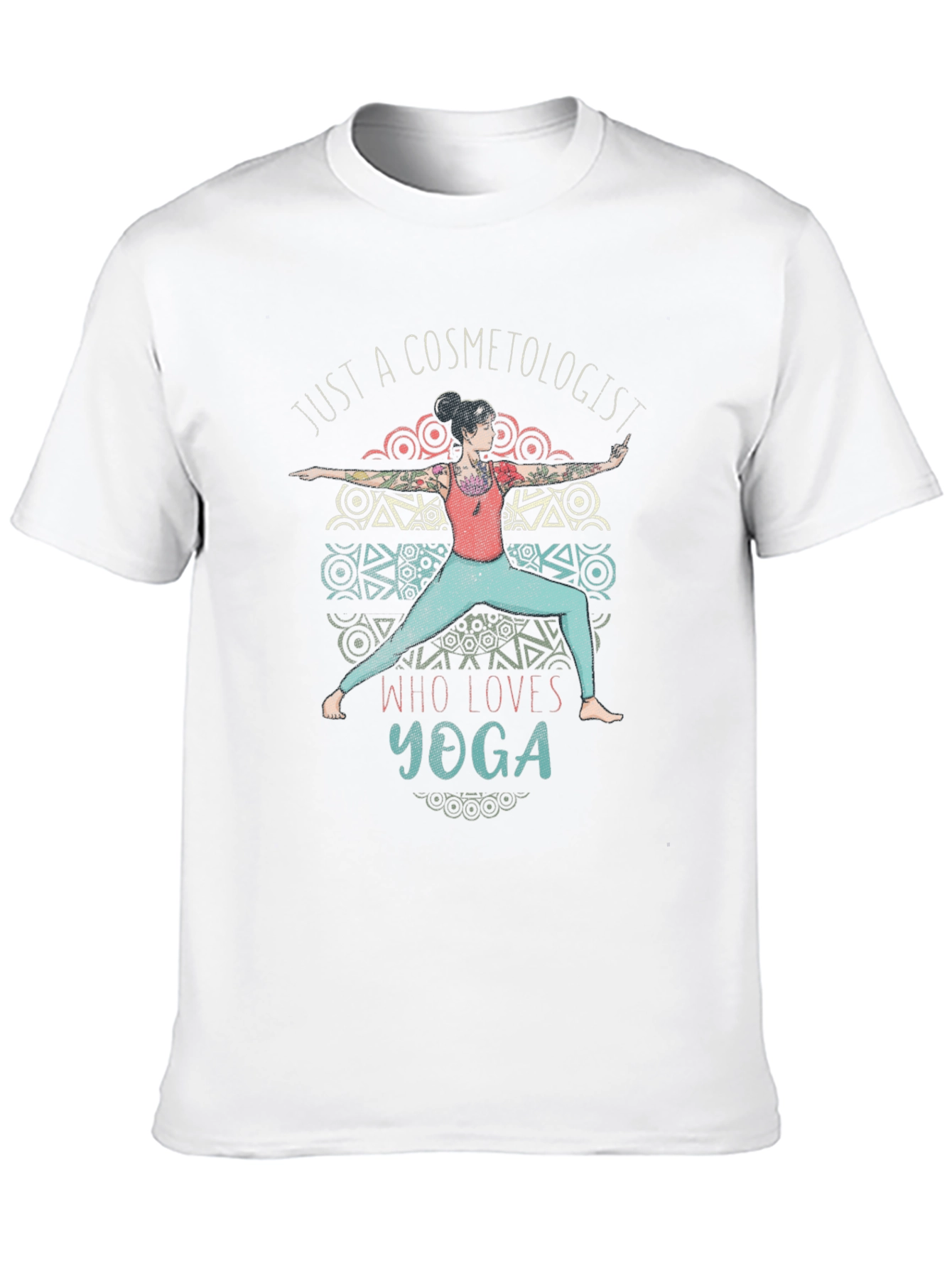 Cosmetologist Yoga Lover Graphic T-Shirt
