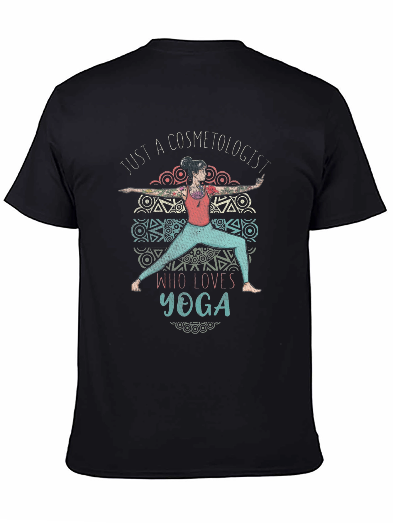 Cosmetologist Yoga Lover Graphic T-Shirt