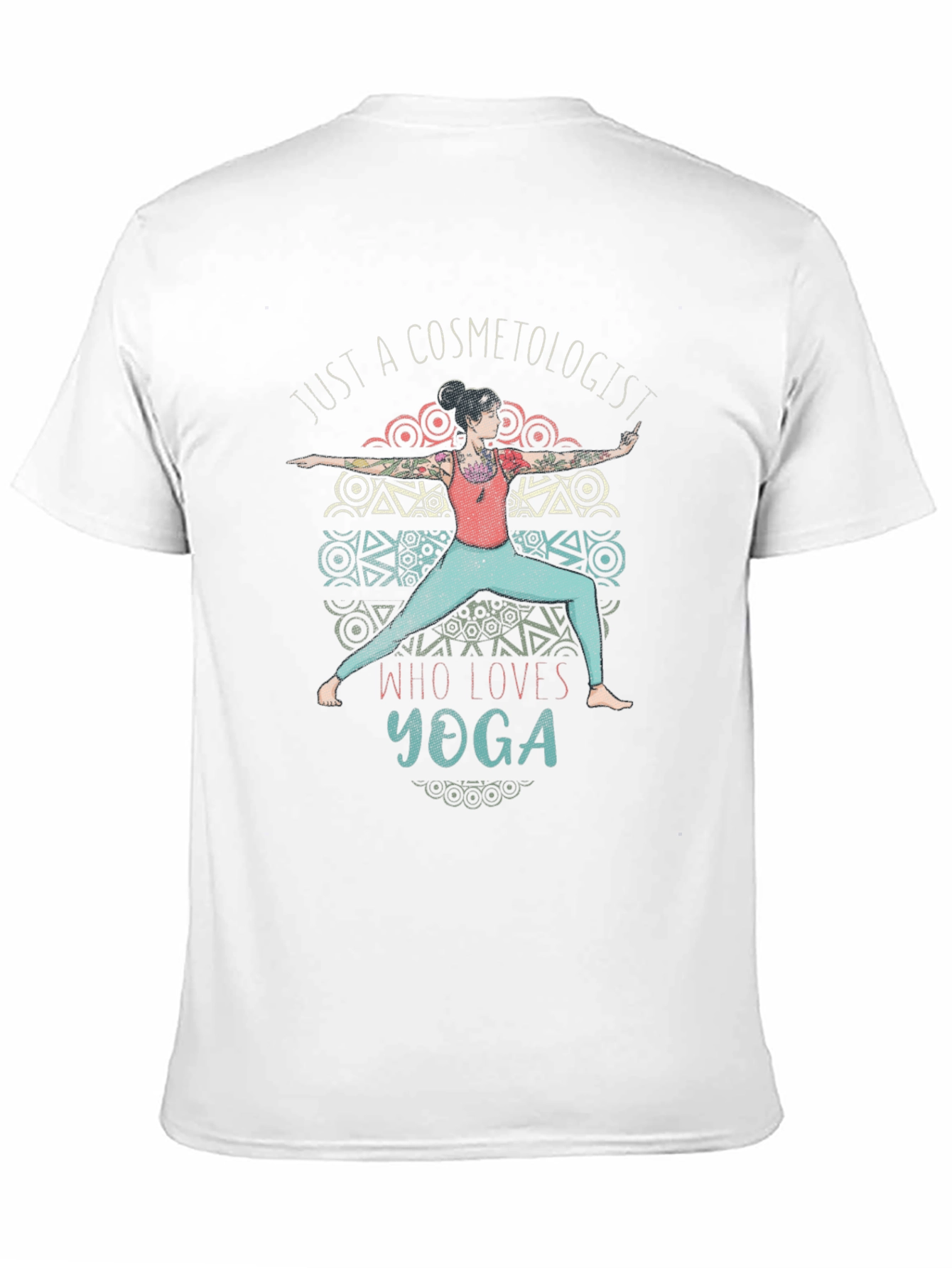 Cosmetologist Yoga Lover Graphic T-Shirt