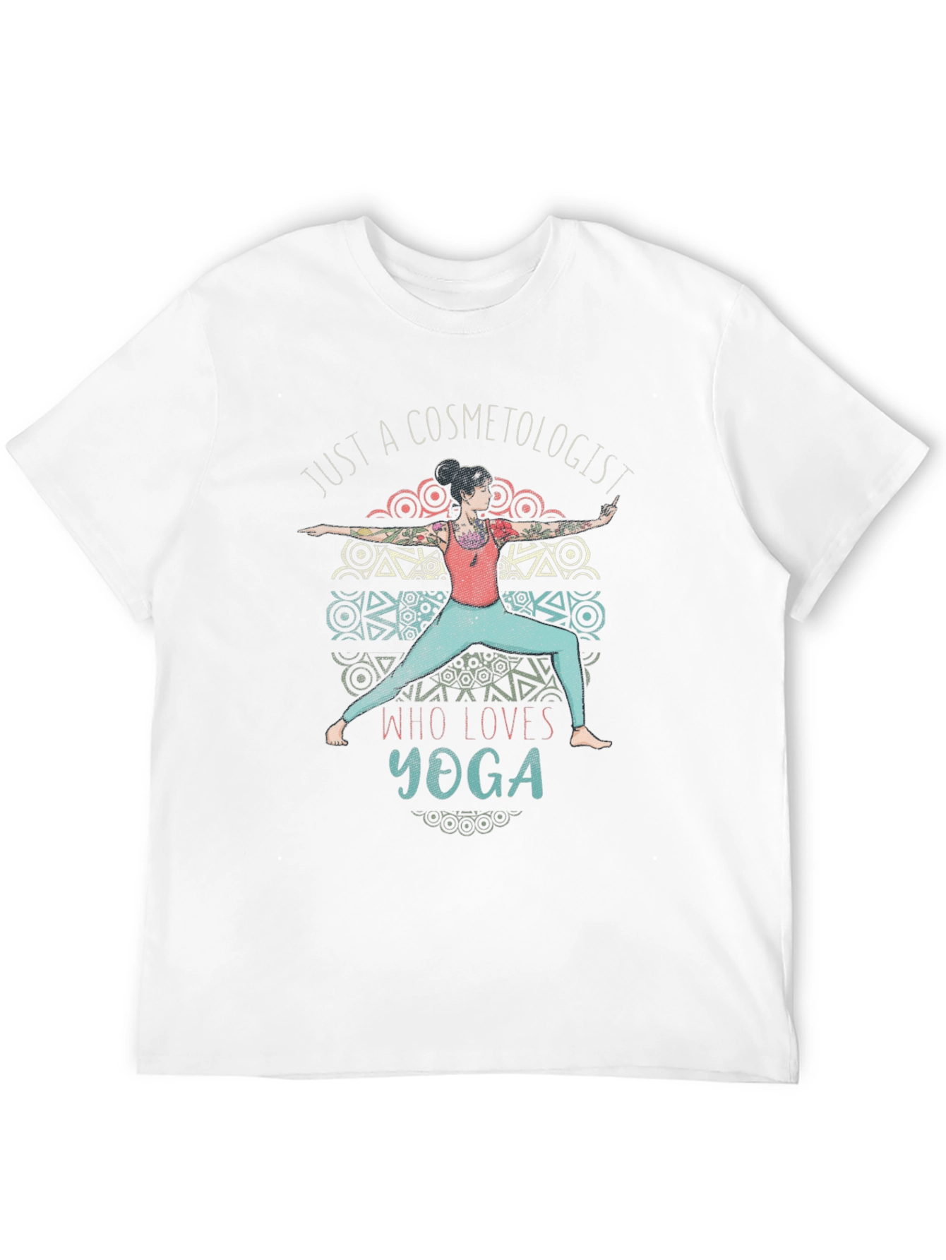 Cosmetologist Yoga Lover Graphic T-Shirt