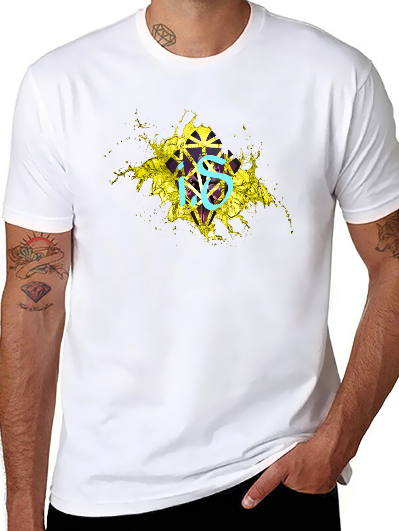 Abstract Graphic Tee - Modern Style